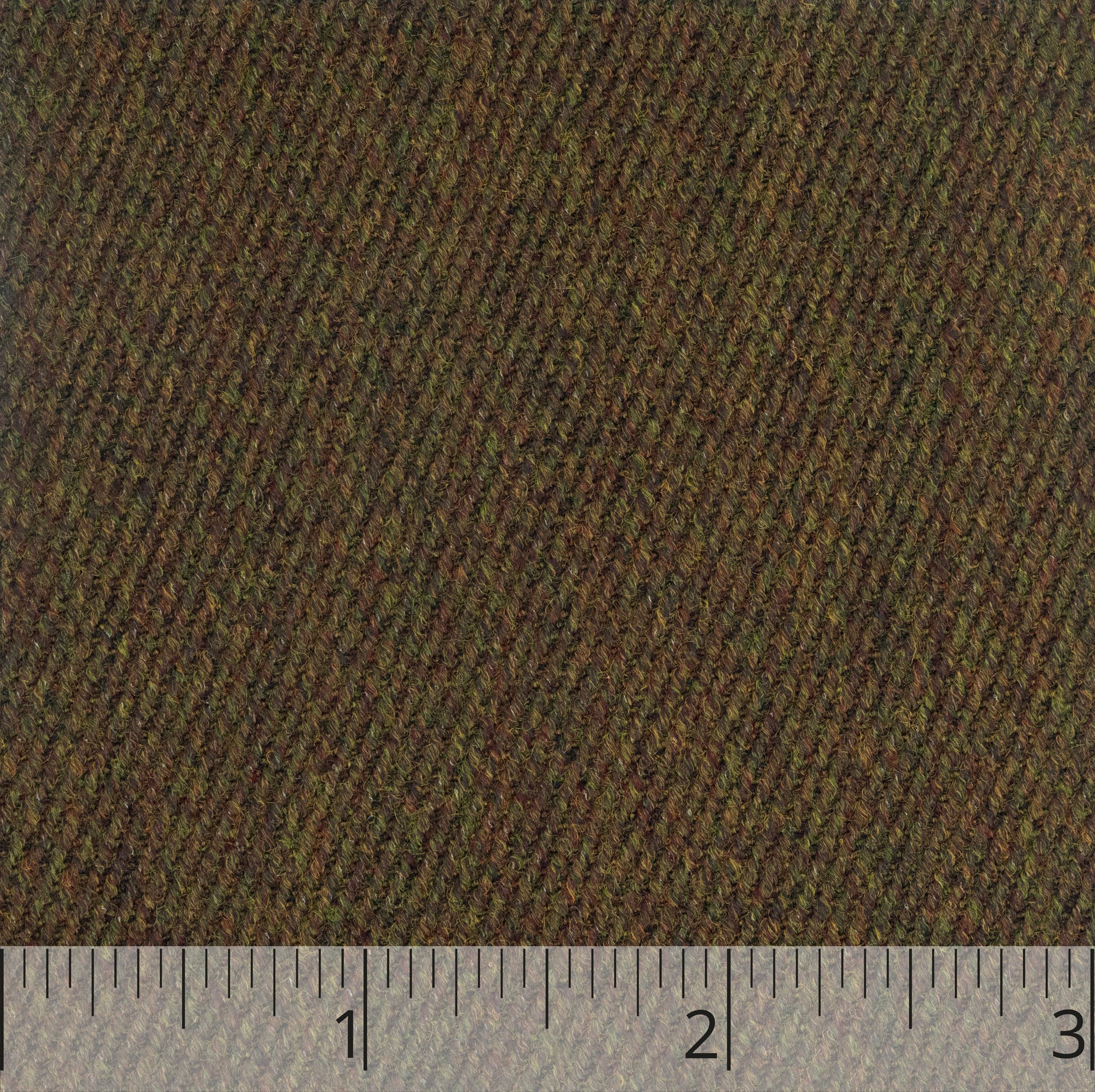Mixed Brown Twill Worsted Wool - $18.00 yd. - Burnley & Trowbridge Co.