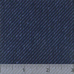 Navy & Black Worsted Wool & Silk Twill Wool - $25.00 yd. - Burnley & Trowbridge Co.