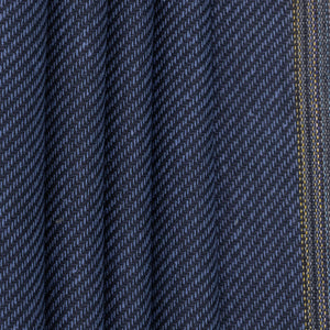 Navy & Black Worsted Wool & Silk Twill Wool, drape - $25.00 yd. - Burnley & Trowbridge Co.