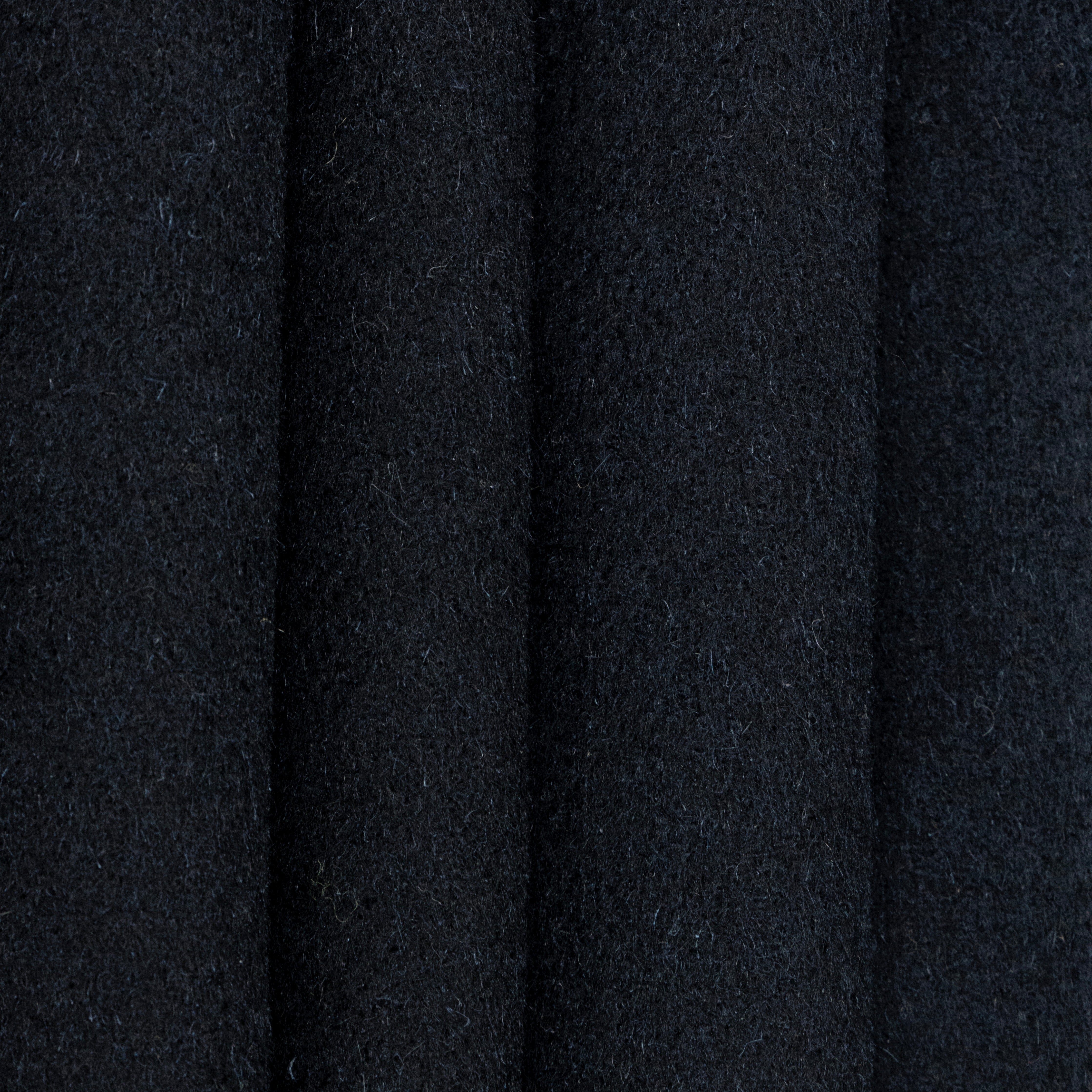 Black Camel Hair Wool Coating, drape - $39.00 yd. - Burnley & Trowbridge Co.