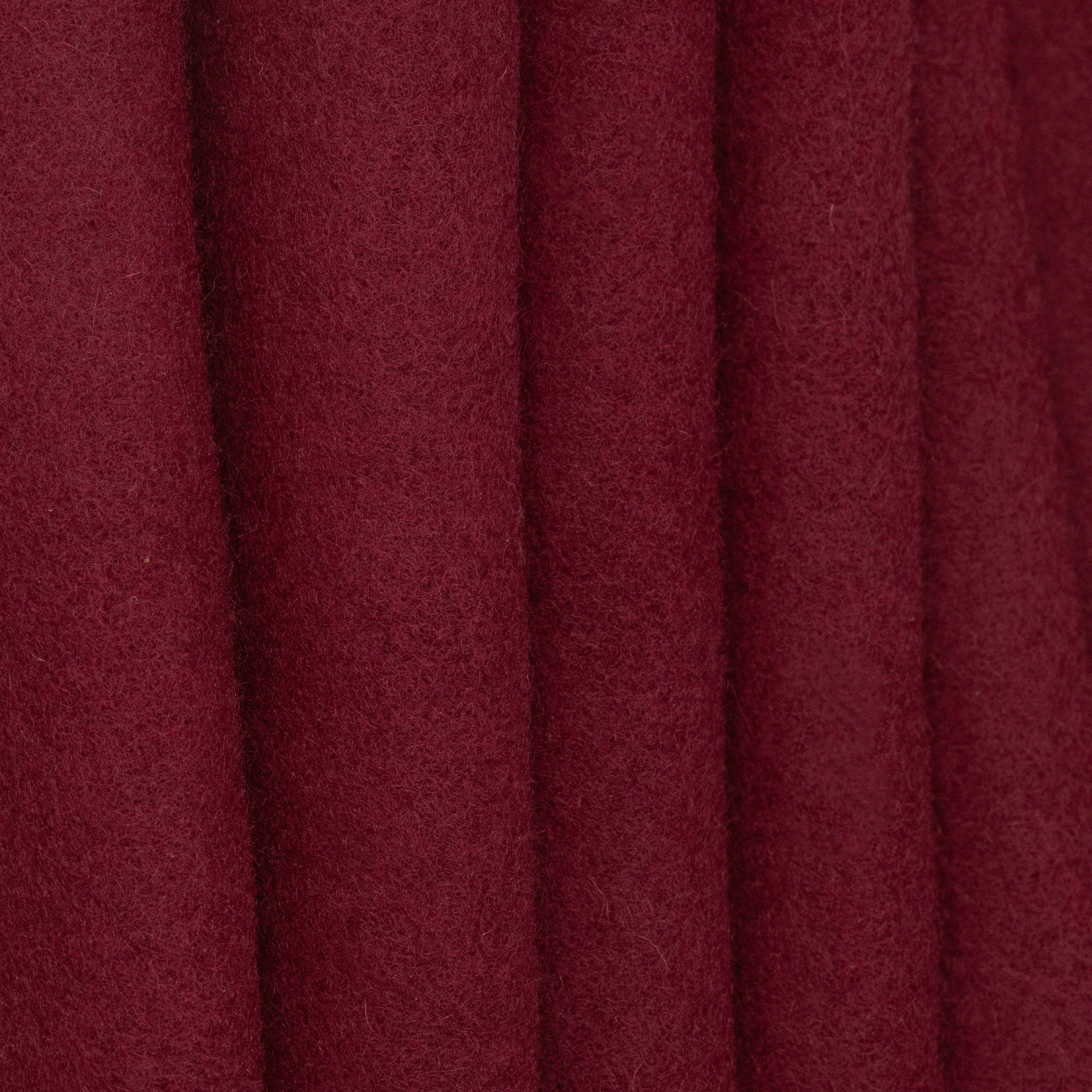 Crimson Wool Coating, drape - $39.00 yd. - Burnley & Trowbridge Co.