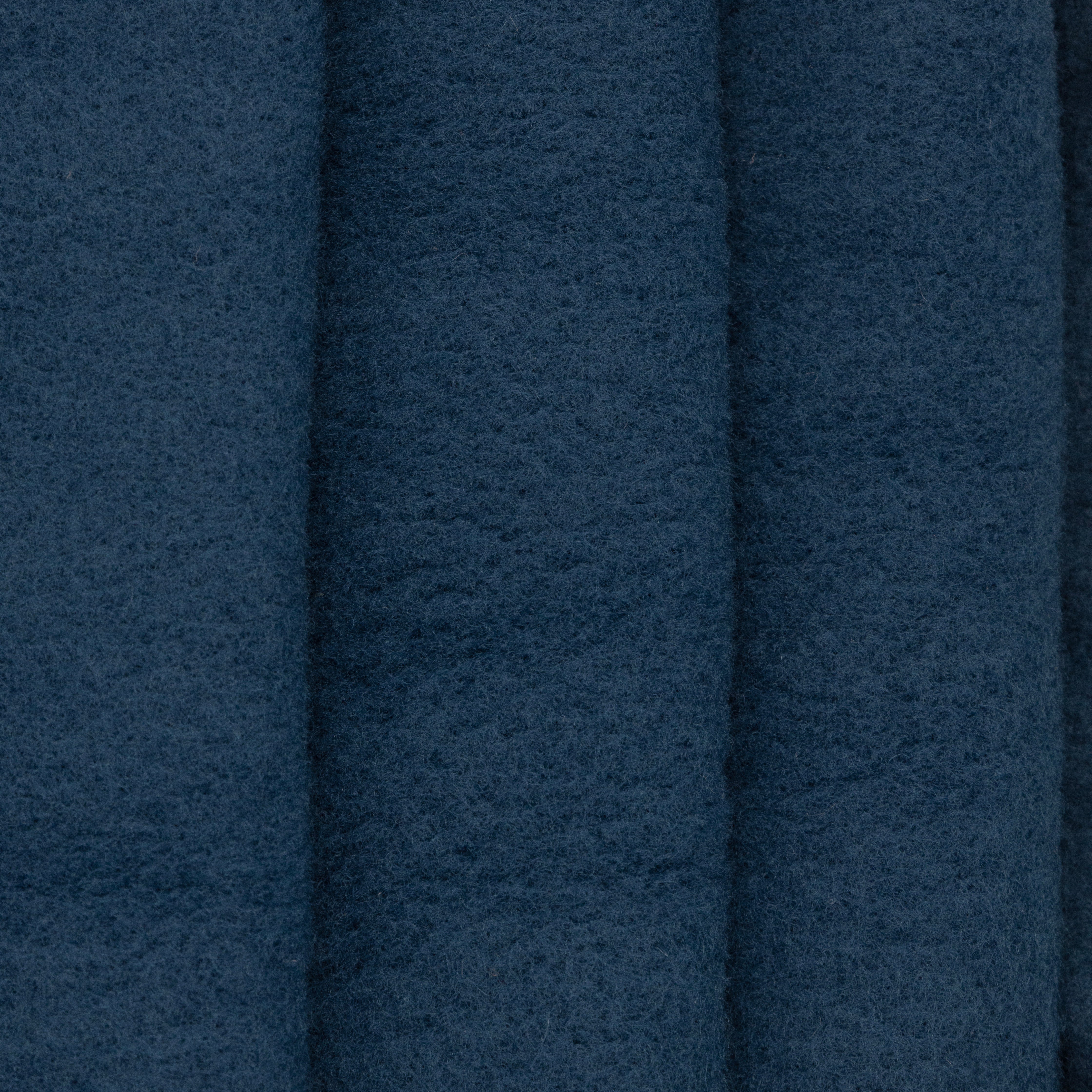 Indigo Wool Coating, drape - $39.00 yd. - Burnley & Trowbridge Co.