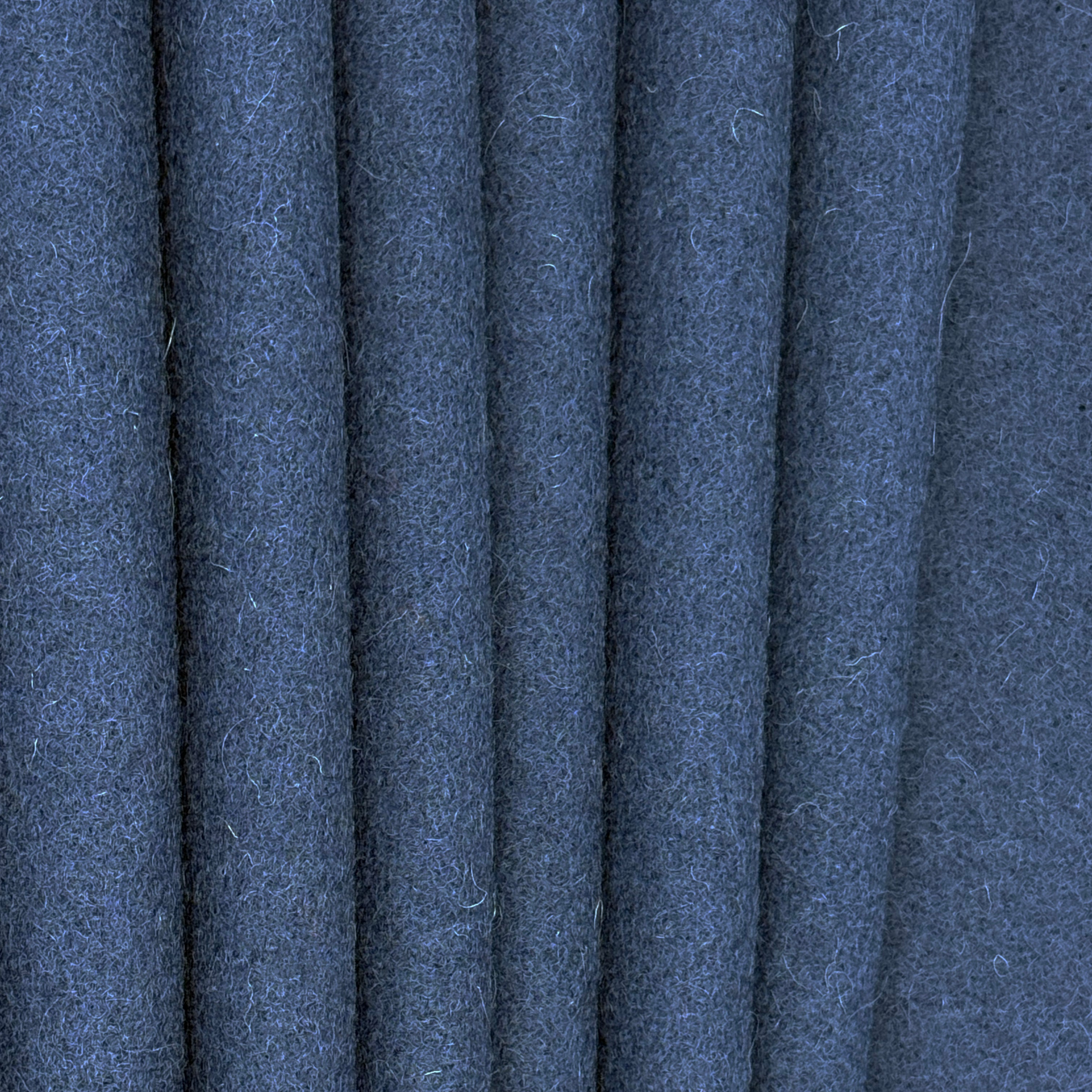 Dark Indigo Coarse Broadcloth, drape - $42.00 yd. - Burnley & Trowbridge Co.