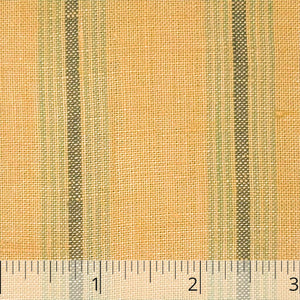 Wheat and Indigo Striped Light Weight Linen - $16.00 yd. - Burnley & Trowbridge Co.
