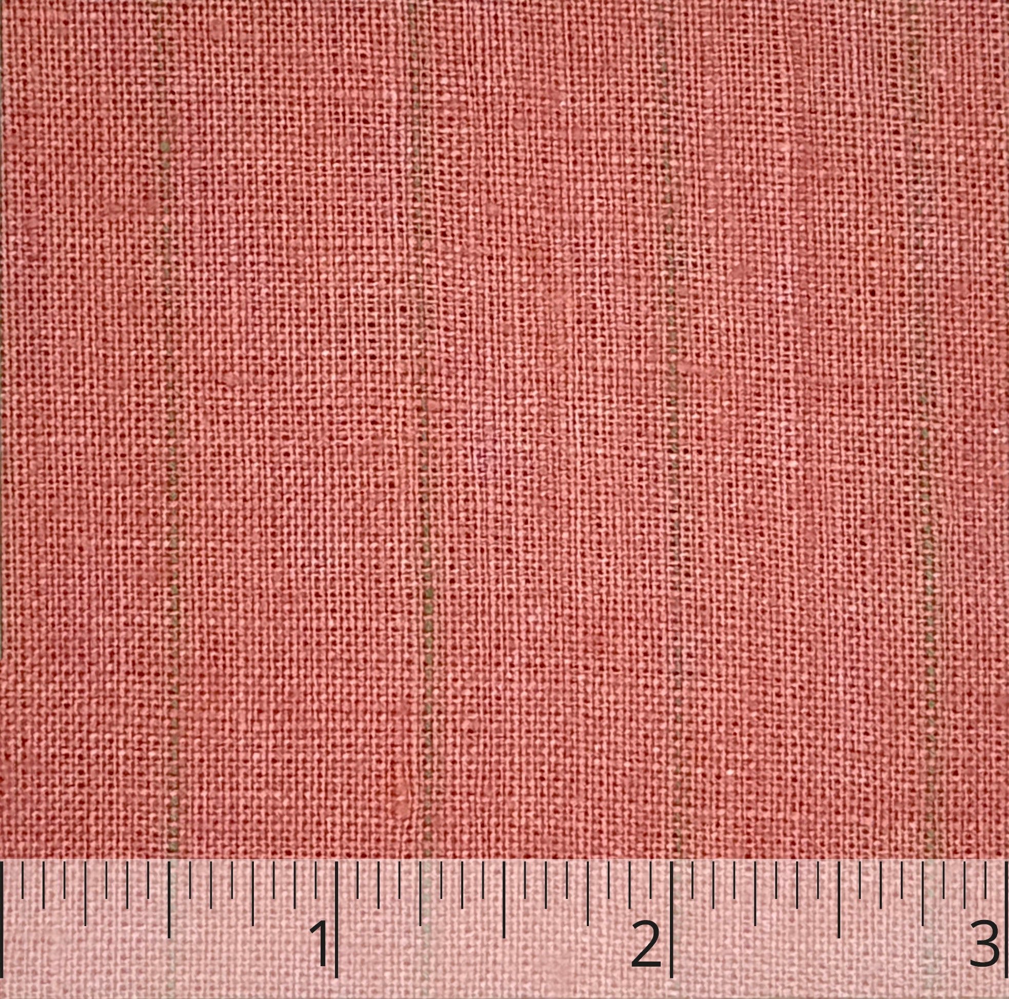 Rose & Grey Stripe Linen - $16.00 yd. - Burnley & Trowbridge Co.