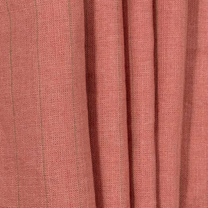 Rose & Grey Stripe Linen, drape - $16.00 yd. - Burnley & Trowbridge Co.