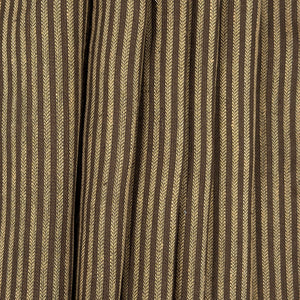 Brown & Gold Striped Herringbone Linen "Ticking", drape - $16.00 yd. - Burnley & Trowbridge Co.