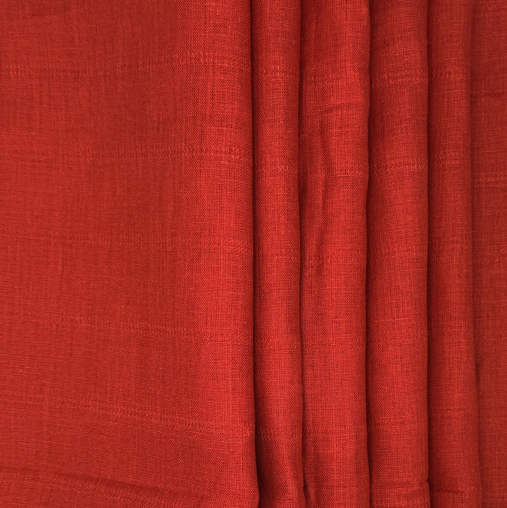 Madder Figured Stripe Lightweight Linen, drape - $16.00 yd. - Burnley & Trowbridge Co