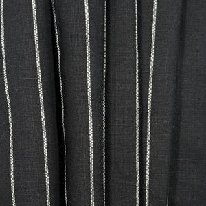 Black & White Stripe Linen, drape - $16.00 yd. - Burnley & Trowbridge Co.