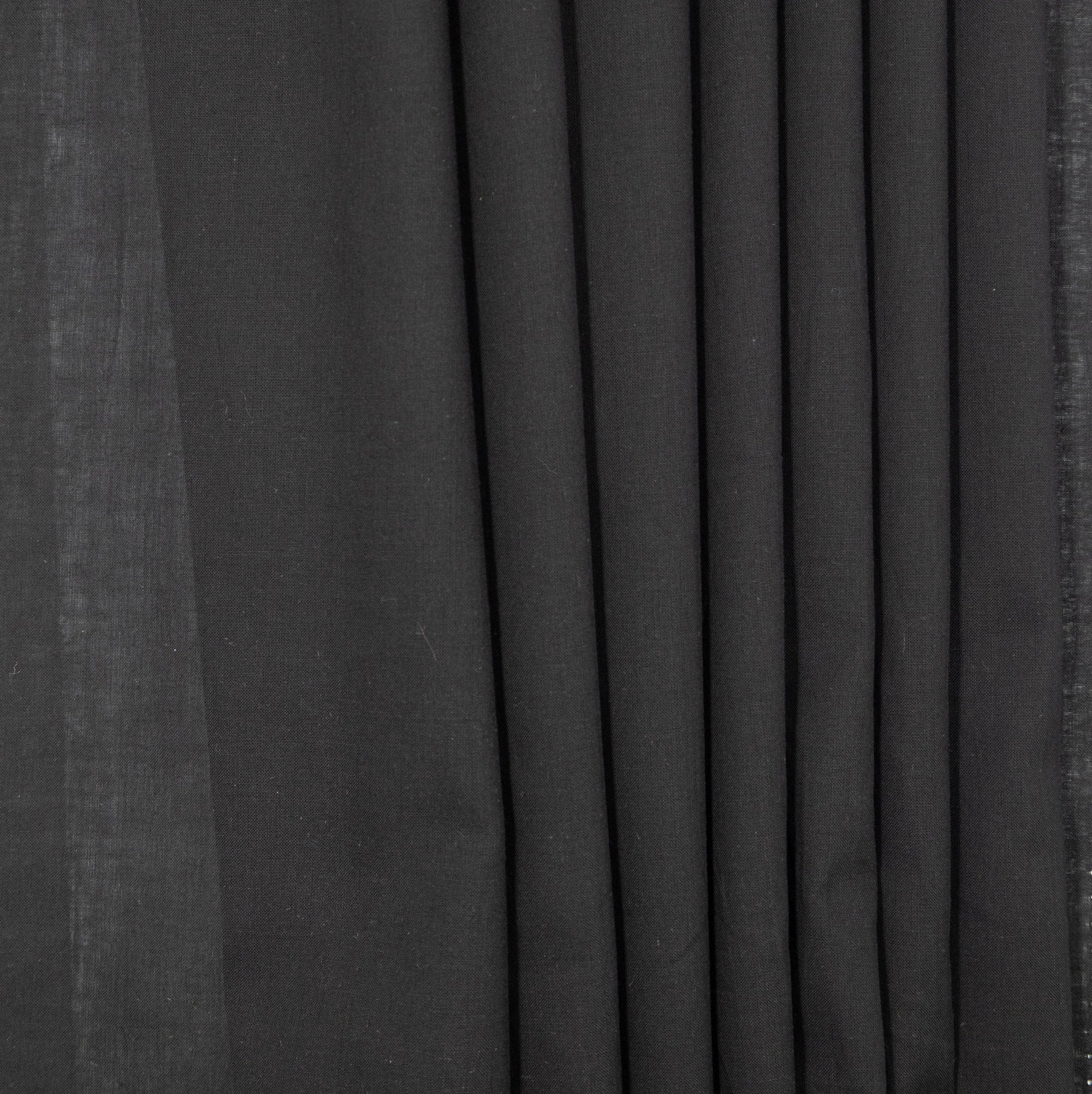 Black Cotton Lawn, drape - $8.00 yd. - Burnley & Trowbridge Co.