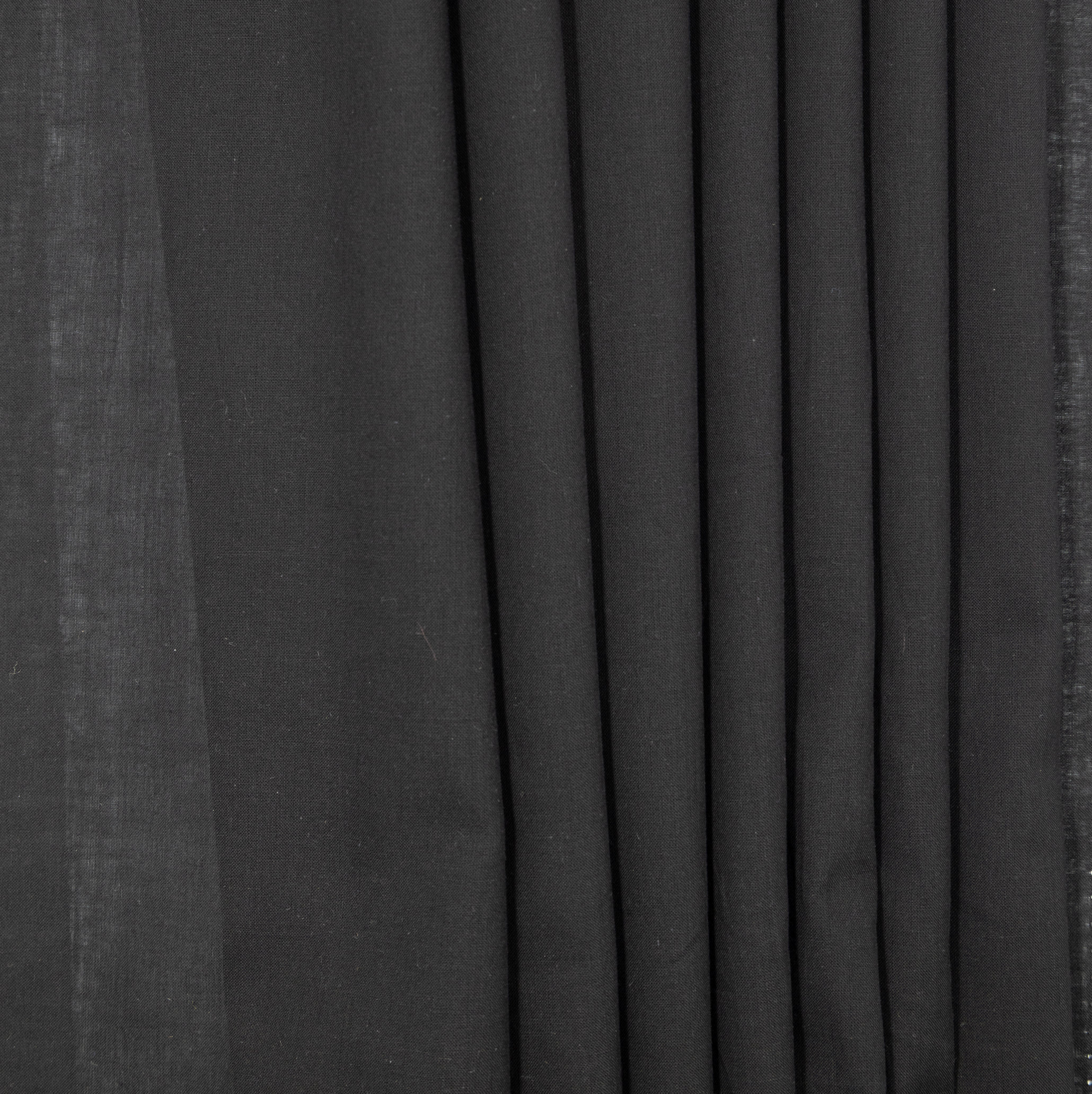 Black Cotton Lawn, drape - $8.00 yd. - Burnley & Trowbridge Co.