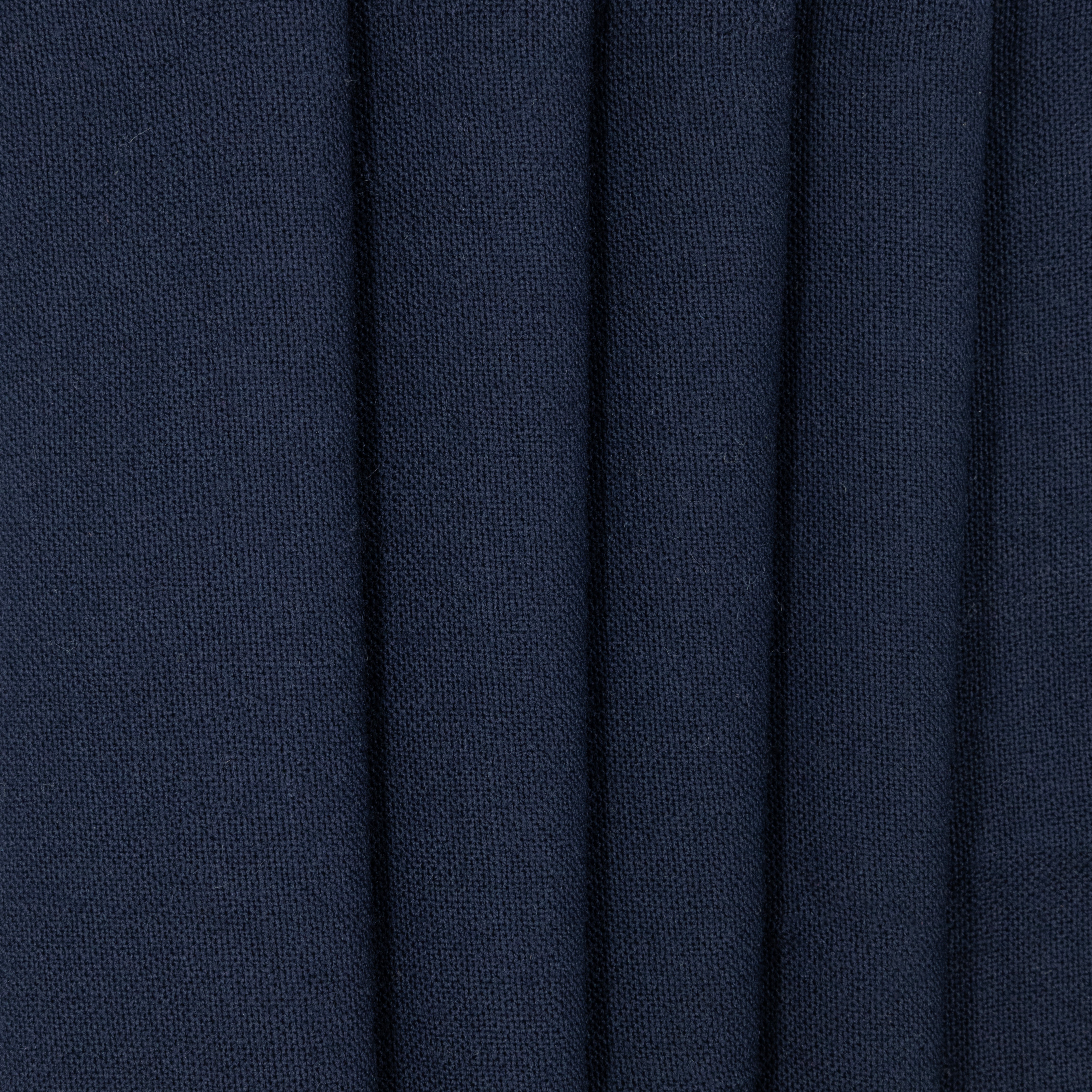 Dark Navy Worsted Wool Stuff, drape - $18.00 yd. - Burnley & Trowbridge Co.
