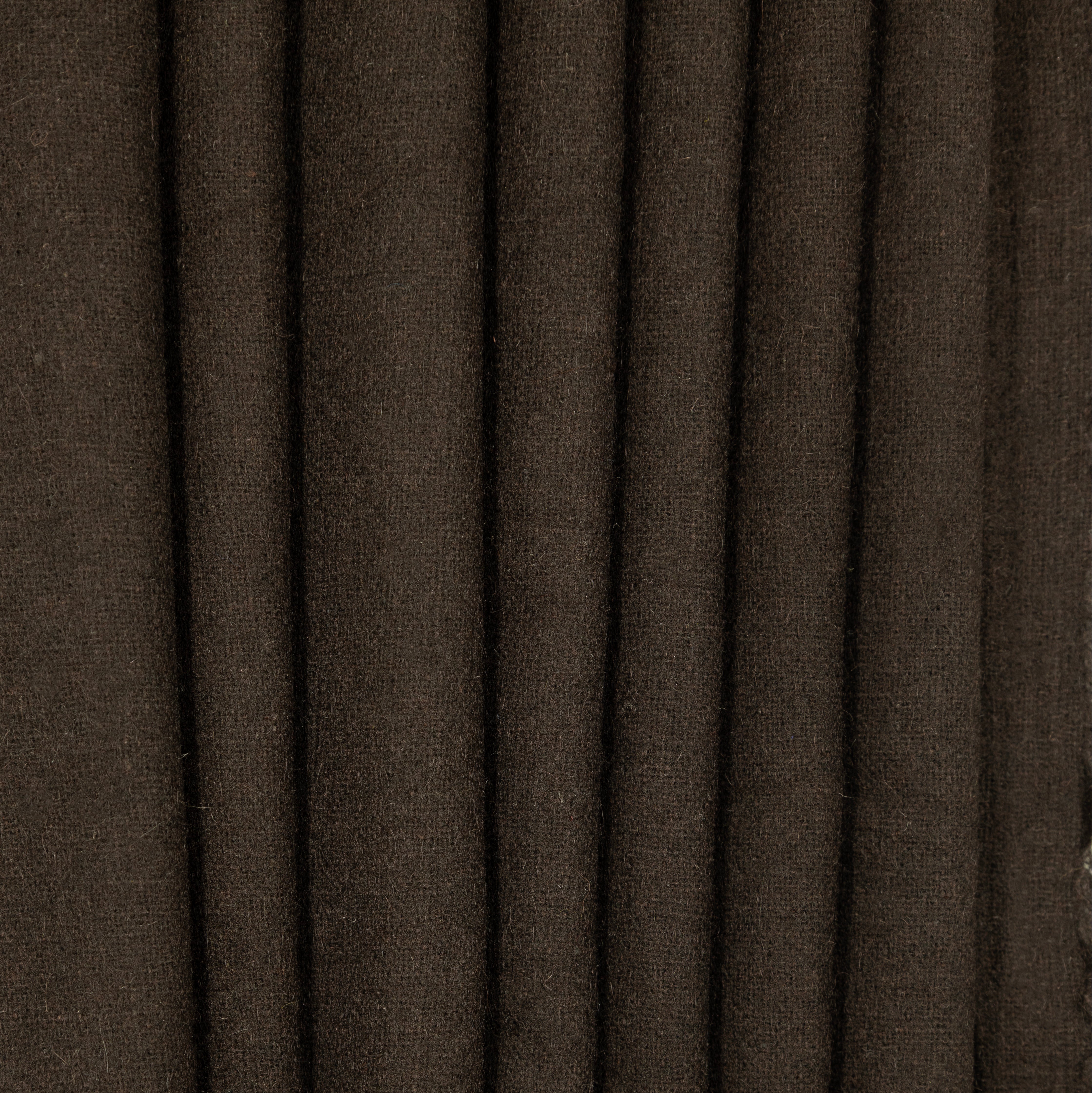 Dark Brown Wool  Flannel, drape - $18.00 yd. - Burnley & Trowbridge Co.