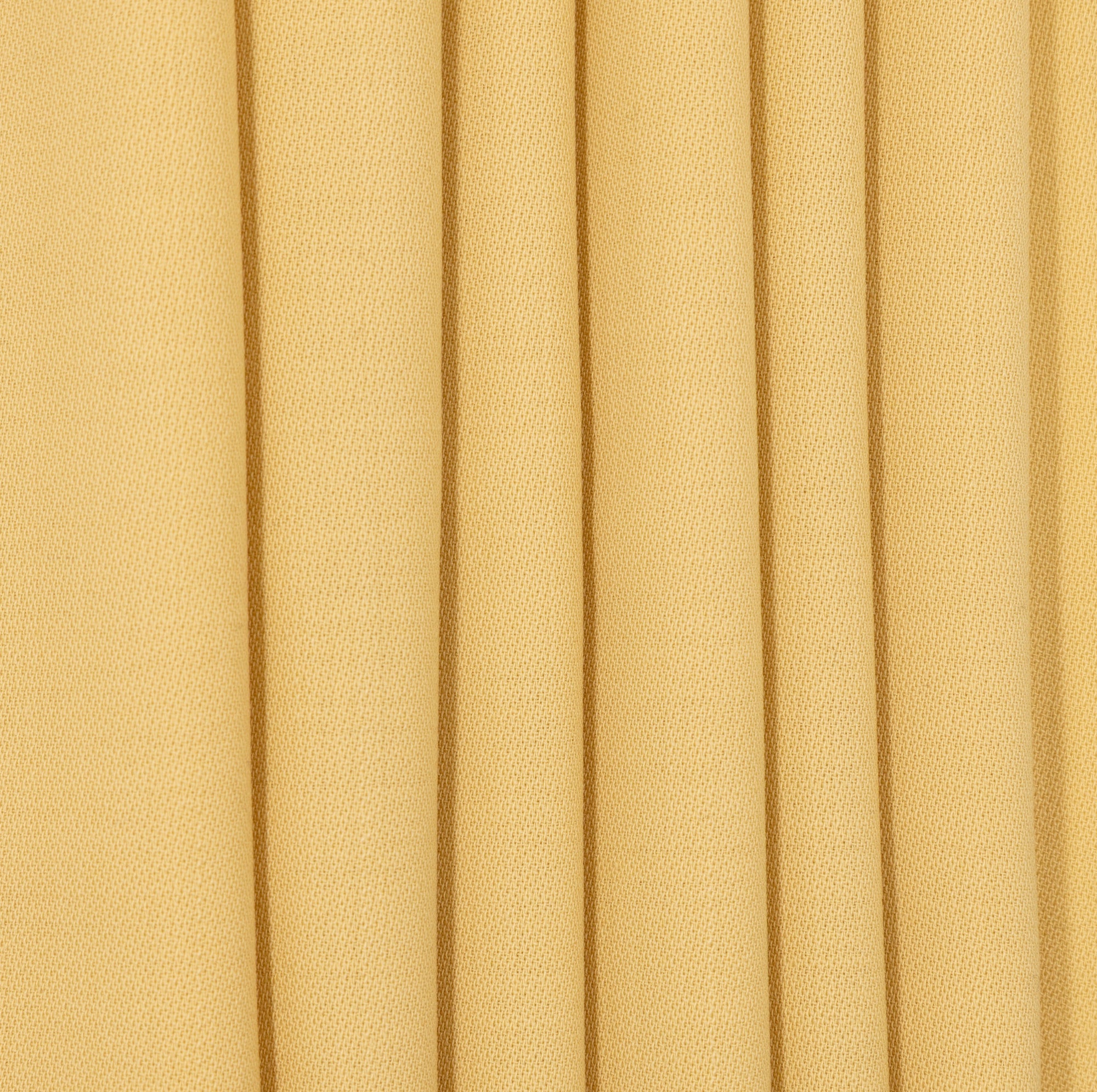 Butter Yellow Worsted Wool Stuff, drape - $18.00 yd. - Burnley & Trowbridge Co.