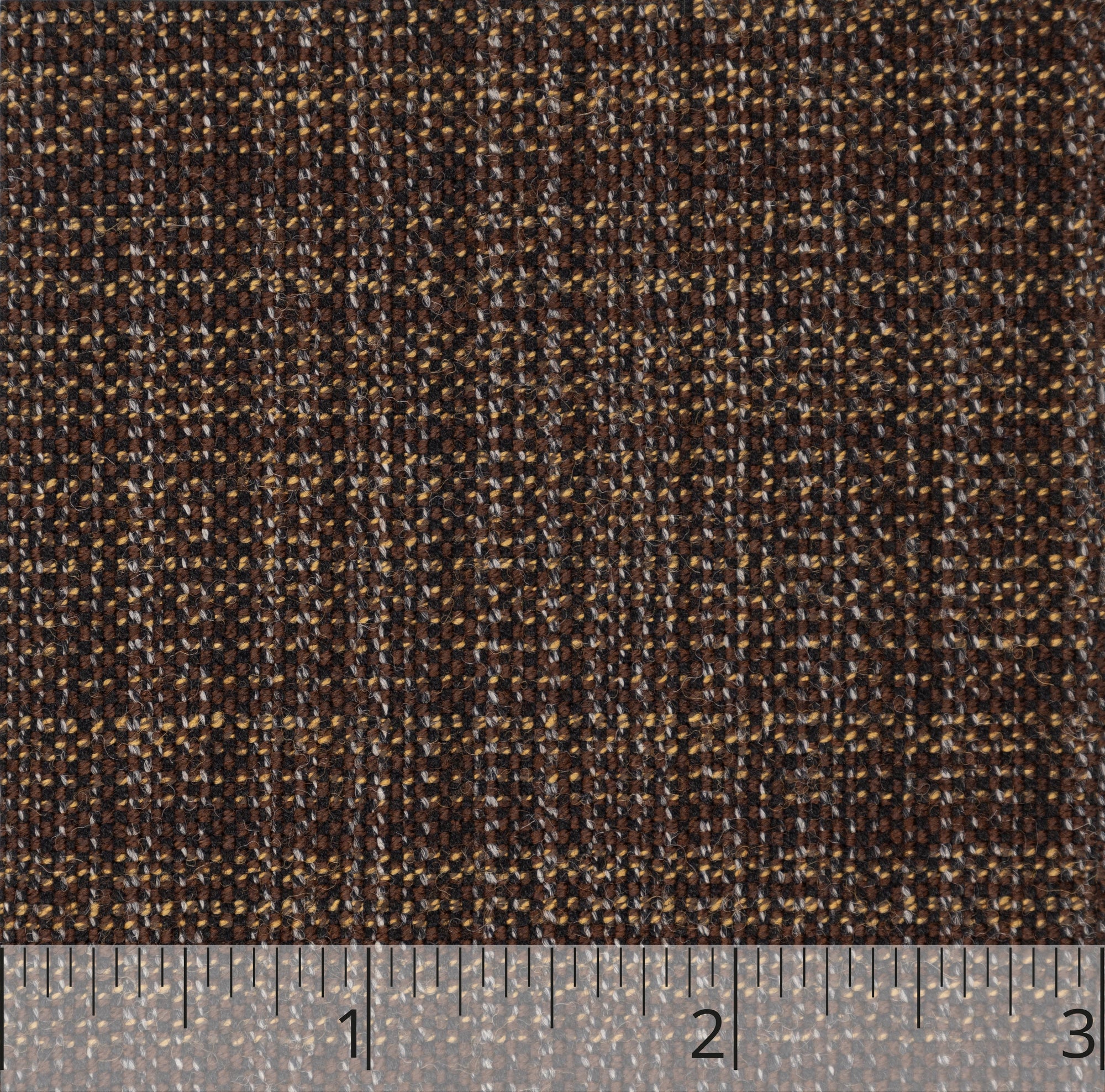 Mixed Brown Worsted Wool - $18.00 yd - Burnley & Trowbridge Co.