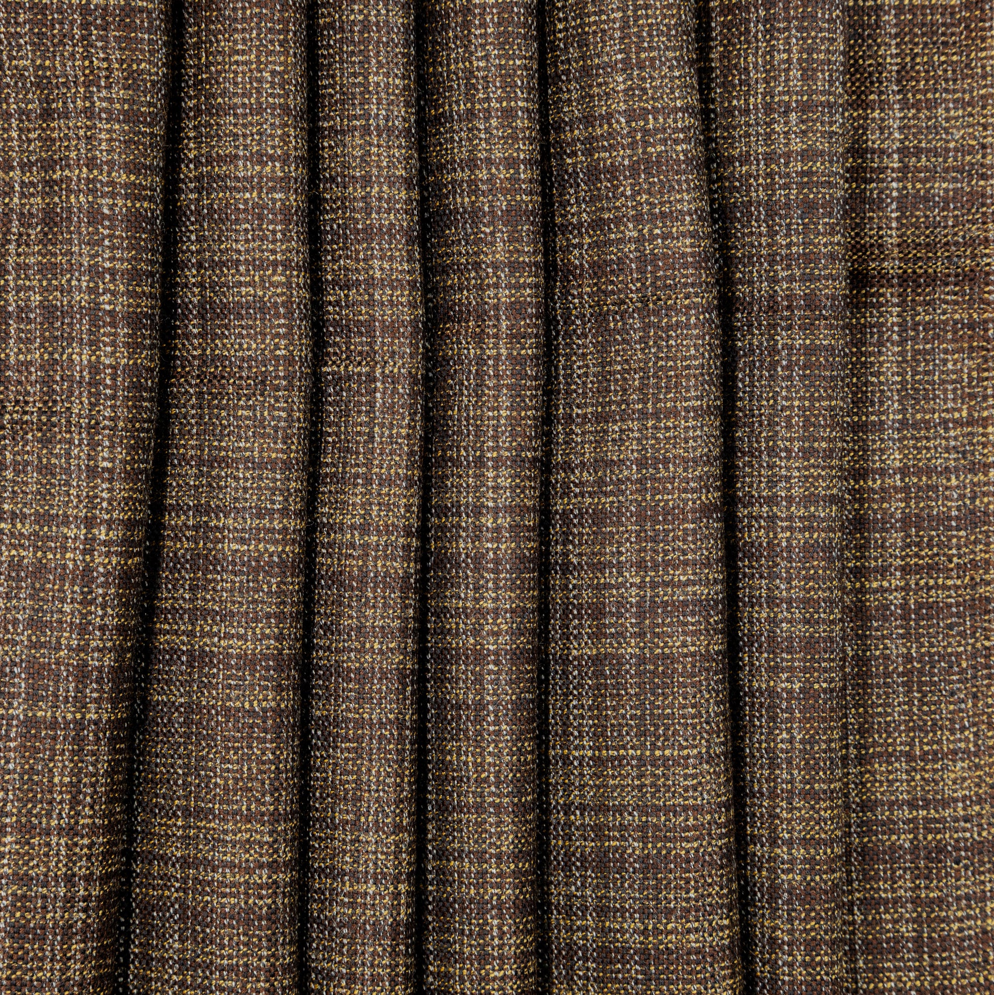 Mixed Brown Worsted Wool, drape - $18.00 yd - Burnley & Trowbridge Co.