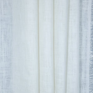 White Glazed Linen, drape - $42.00 yd. - Burnley & Trowbridge Co