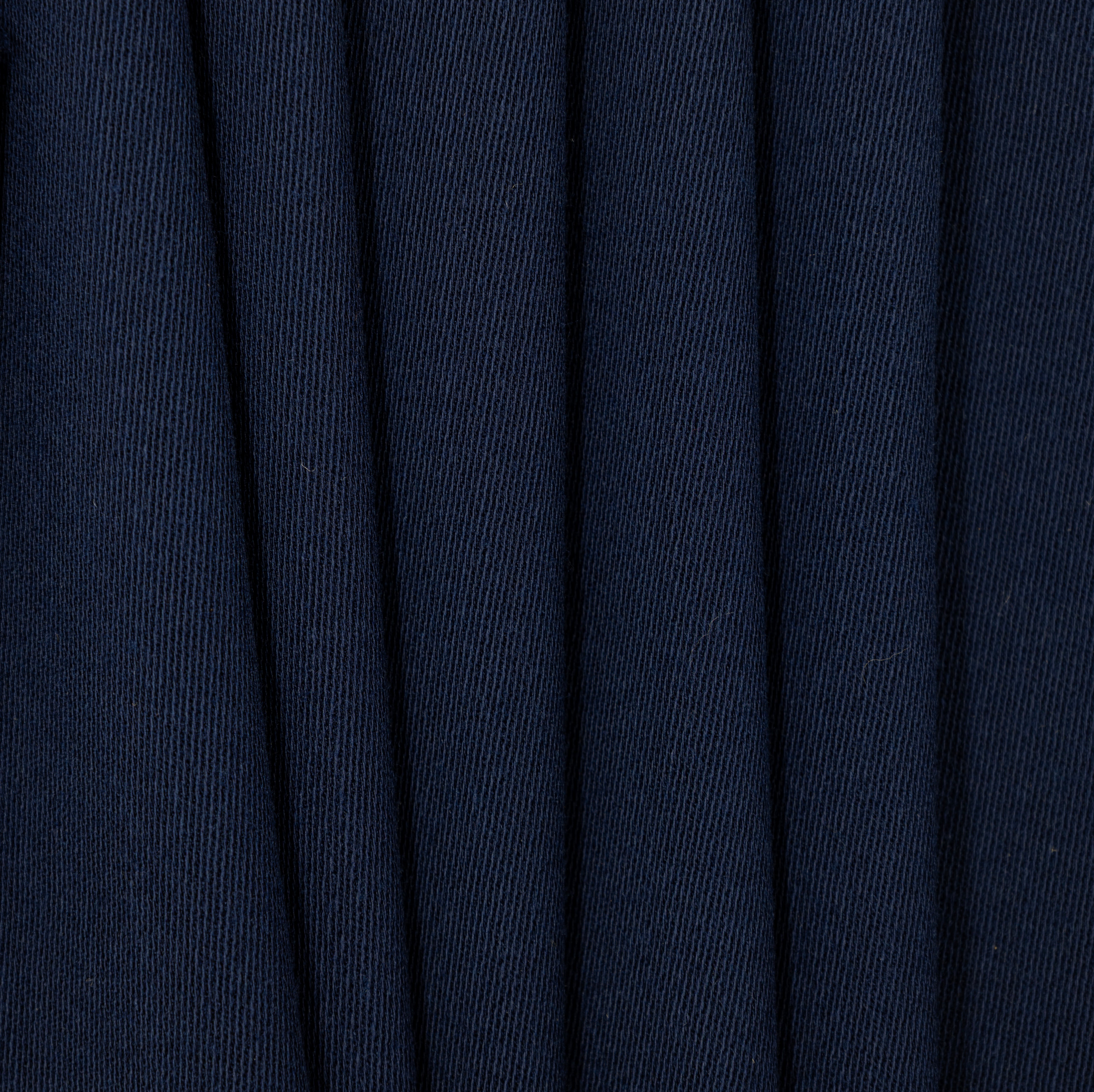 Navy Twill Worsted Wool Stuff, drape - $18.00 yd. - Burnley & Trowbridge Co.