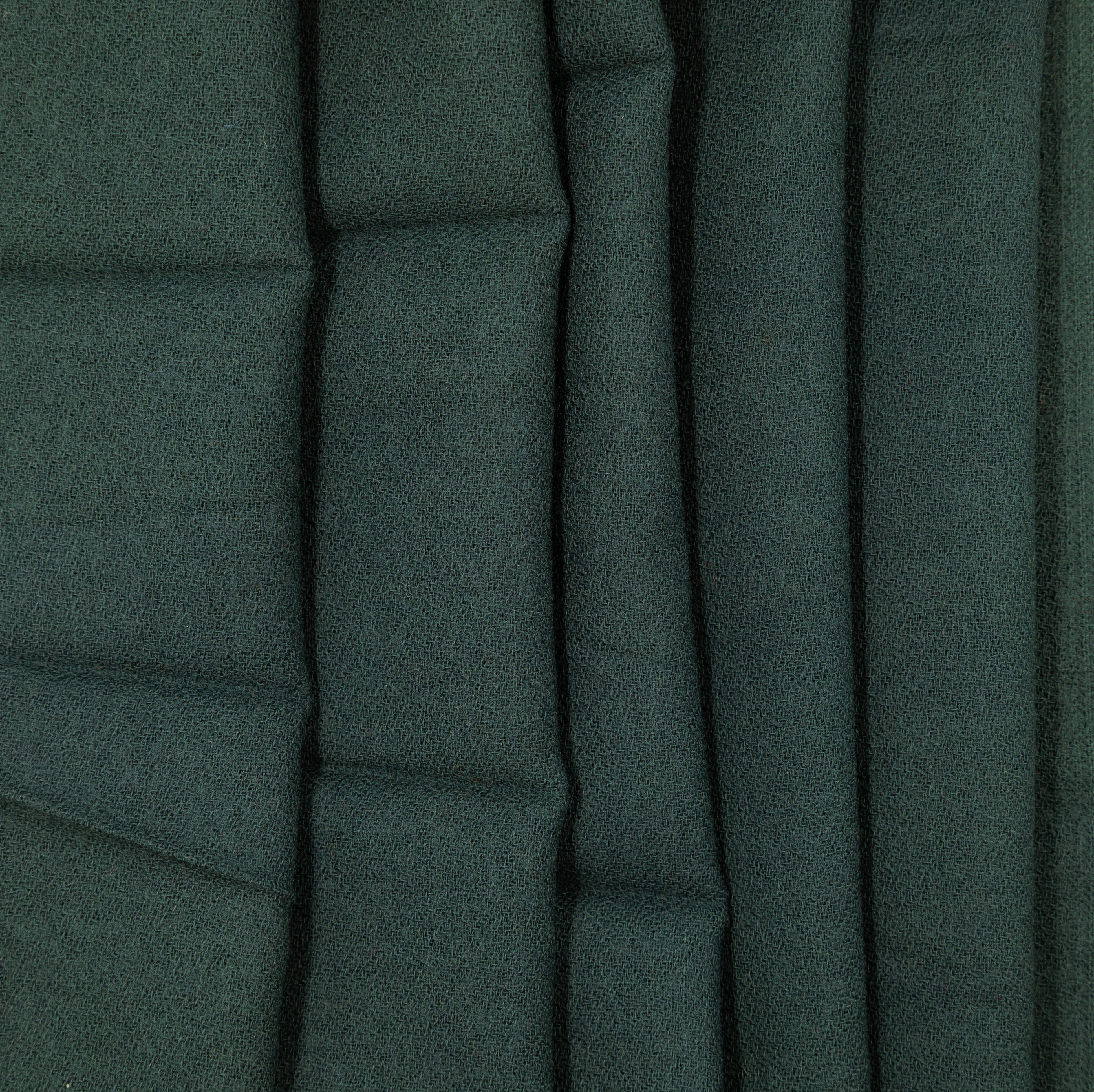 Dark Saxon Green Worsted Wool Stuff, drape - $18.00 yd. - Burnley & Trowbridge Co.