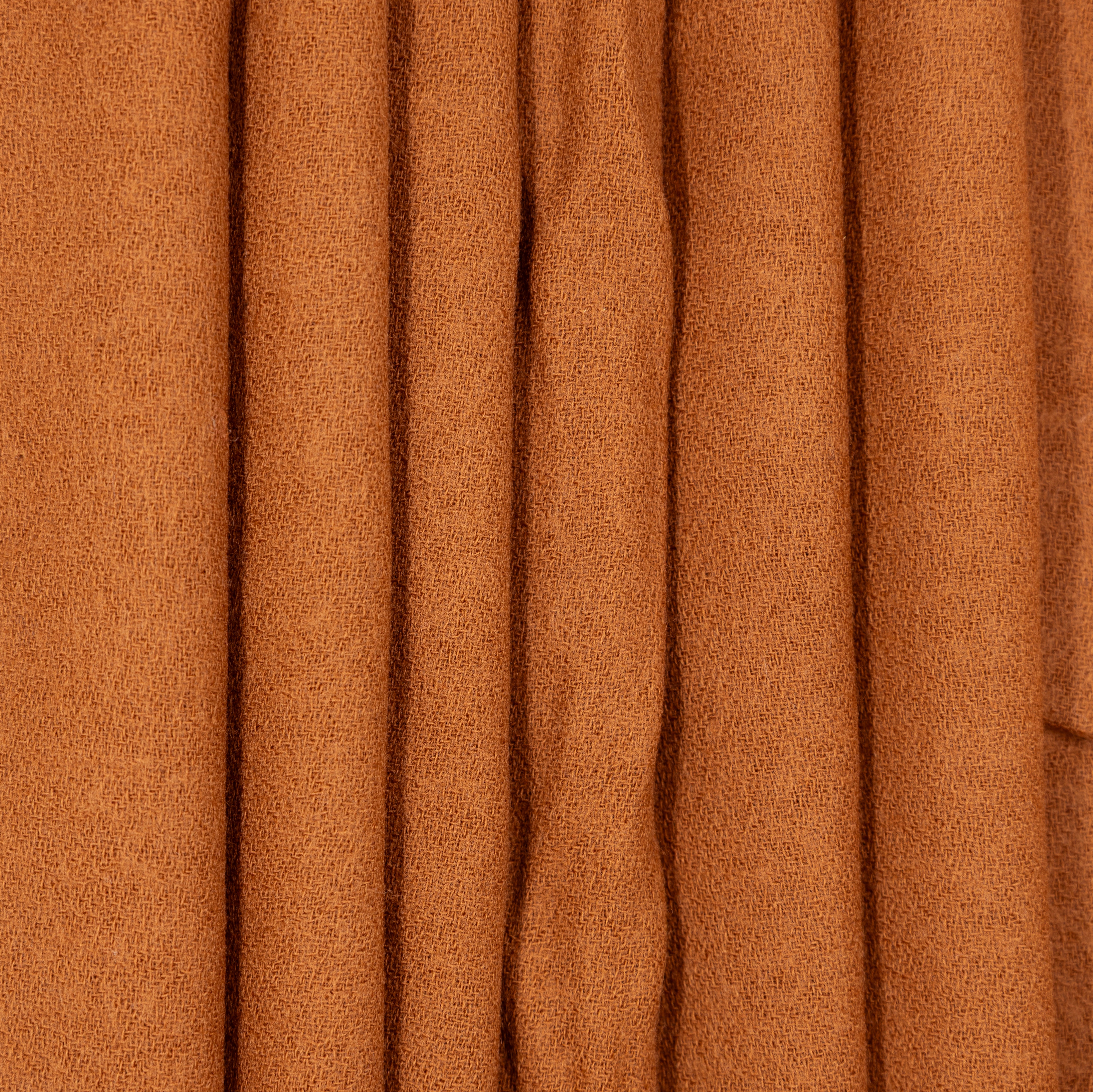 Dark Rust Worsted Wool Stuff, drape - $18.00 yd. - Burnley & Trowbridge Co.