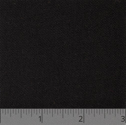 Black Twill Worsted Wool, drape - $18.00 yd. - Burnley & Trowbridge Co.