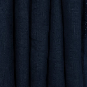 Deep Indigo Lightweight Linen, drape - $16.00 yd. - Burnley & Trowbridge Co.