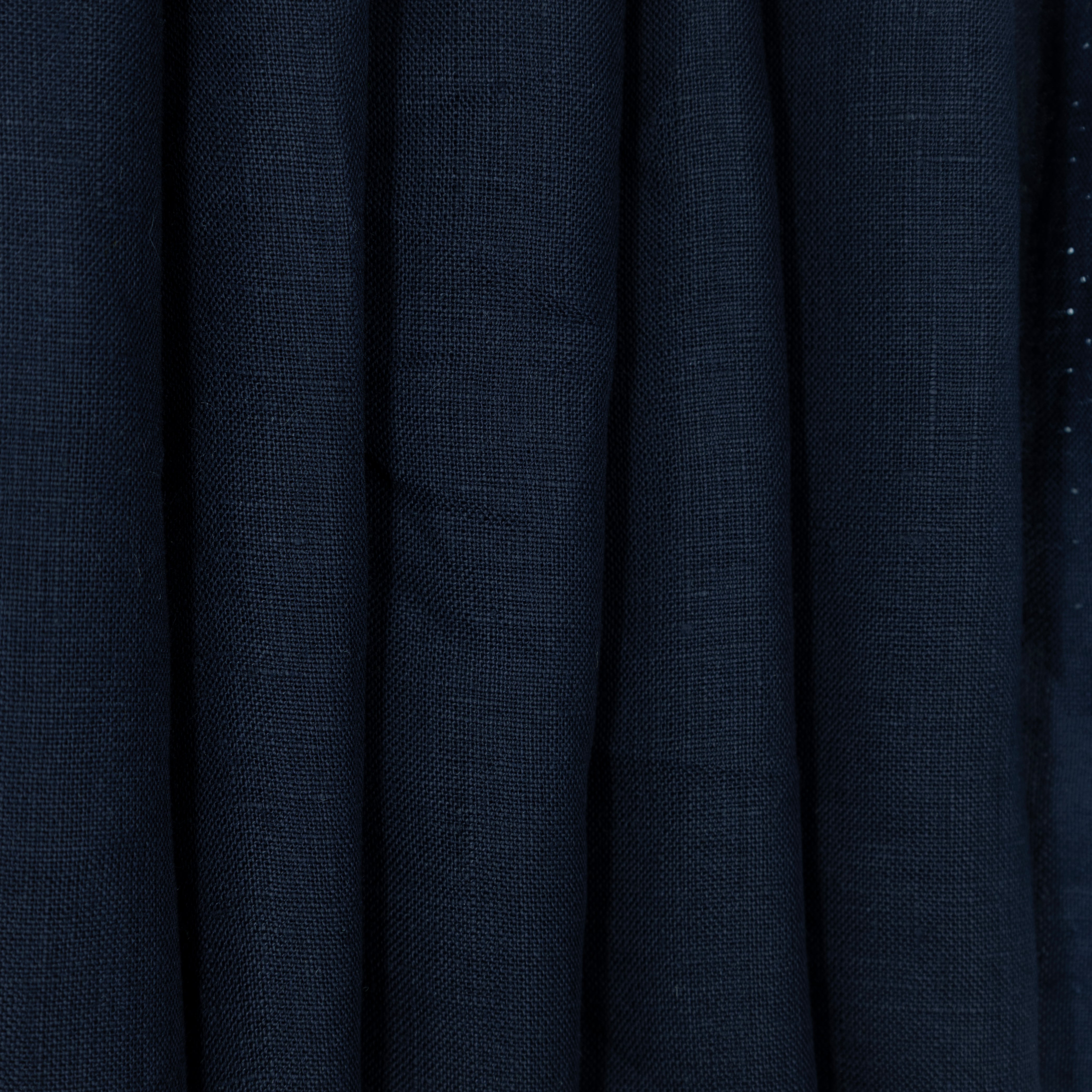 Deep Indigo Lightweight Linen, drape - $16.00 yd. - Burnley & Trowbridge Co.