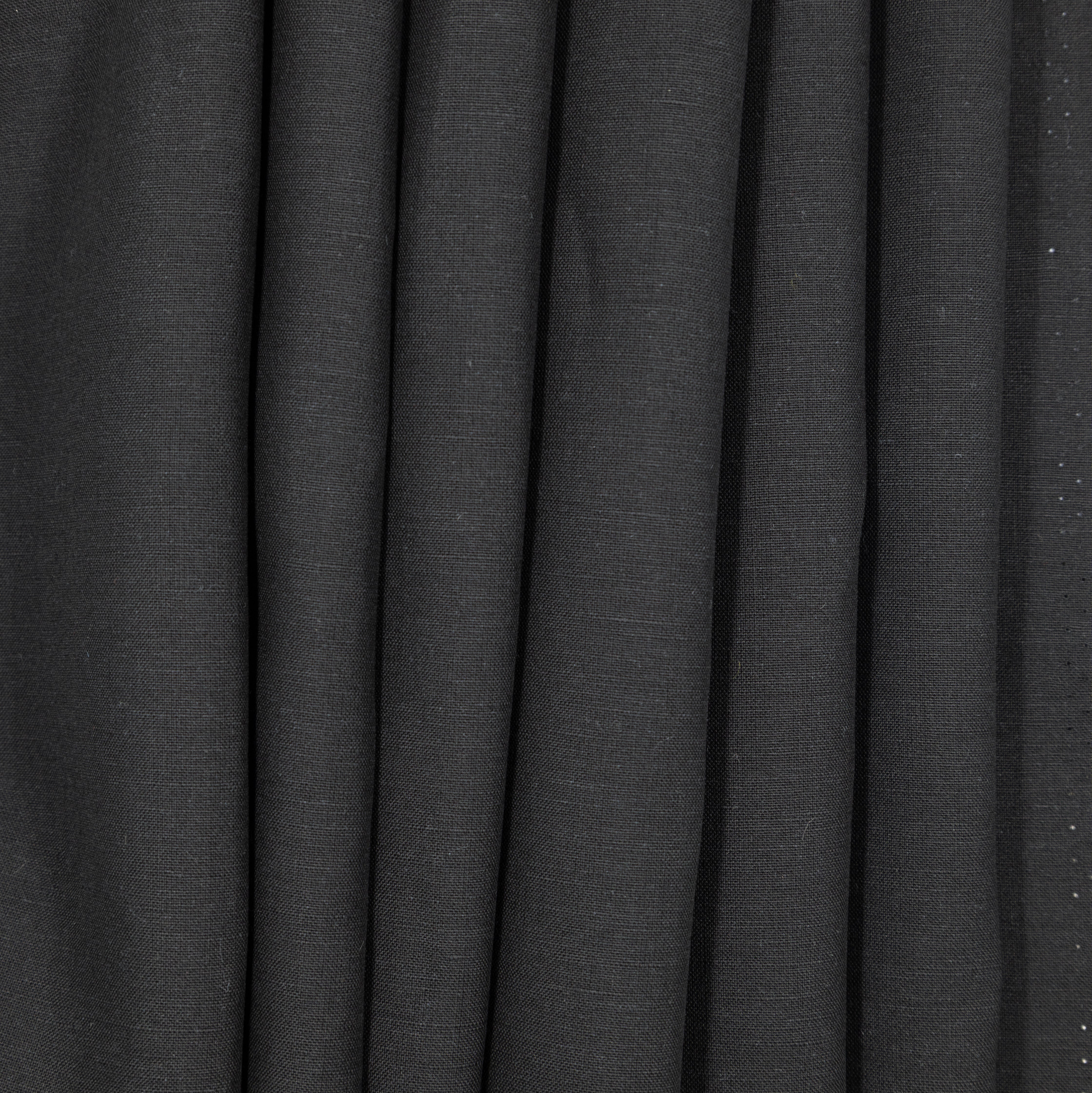 Black Lightweight Linen, drape - $16.00yd. - Burnley & Trowbridge Co.