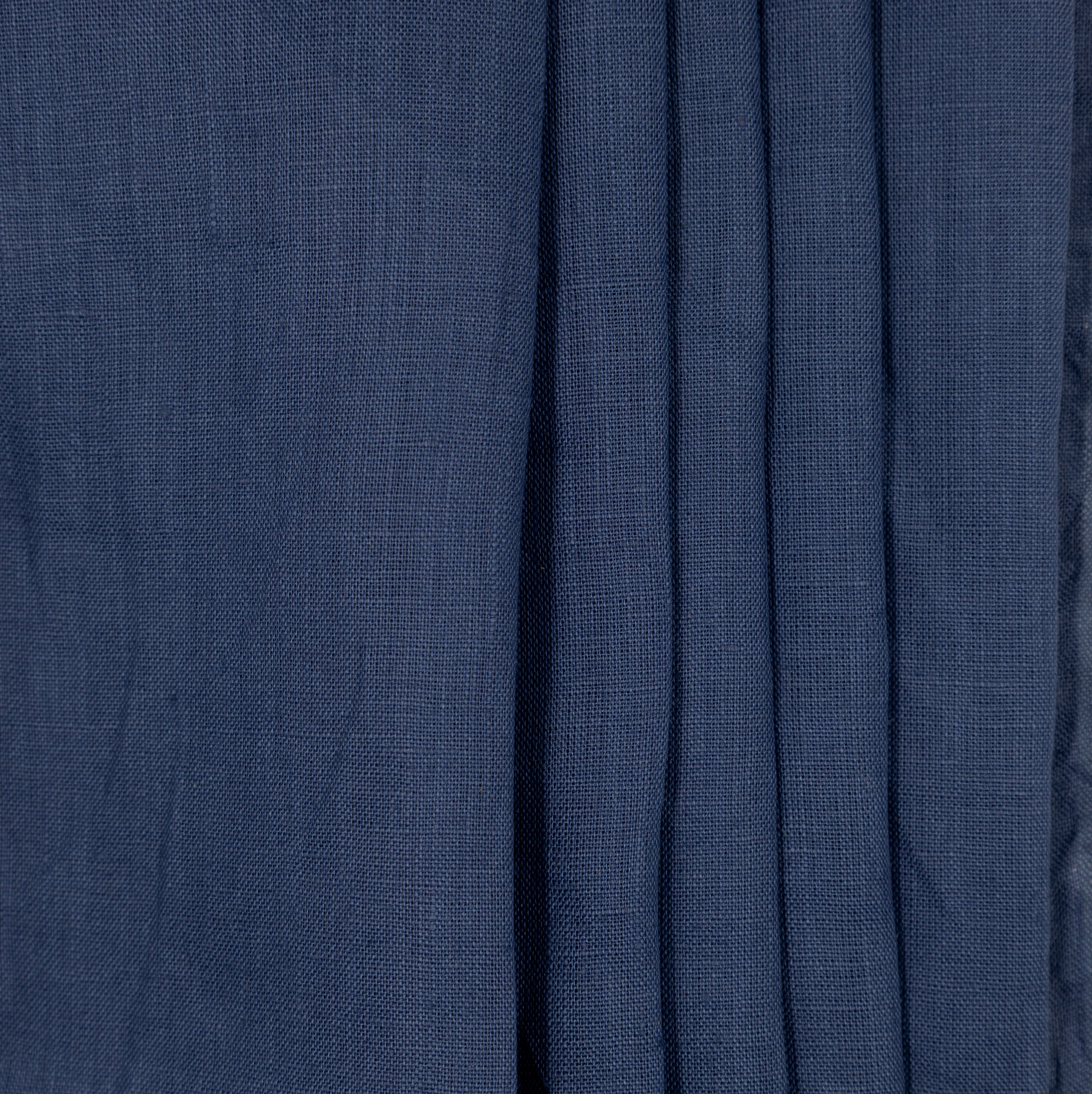 Medium Blue Lightweight Linen, drape - $16.00 yd. - Burnley & Trowbridge Co.