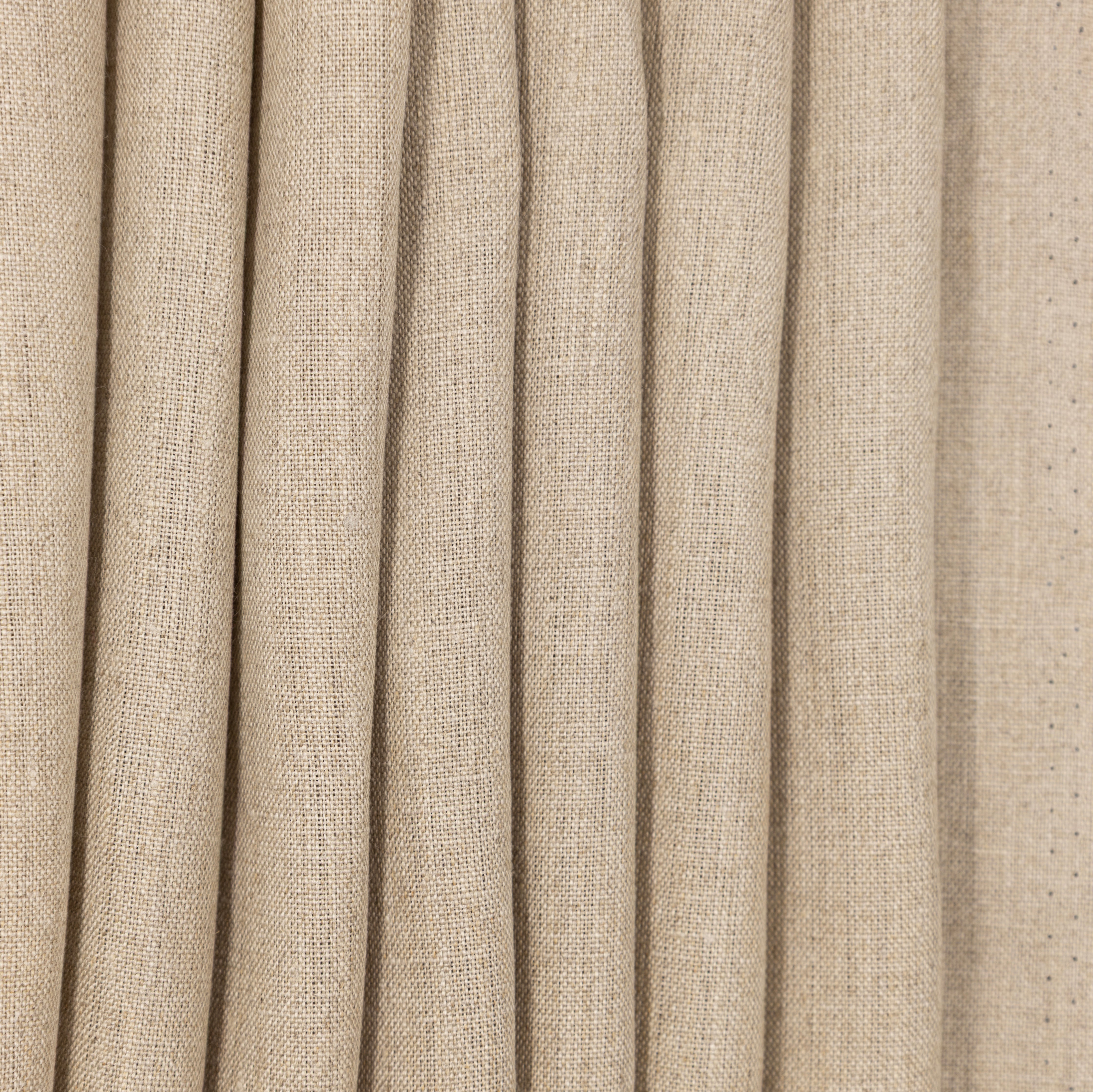 Dark Natural Lightweight Linen, drape - $24.00 yd. - Burnley & Trowbridge Co.