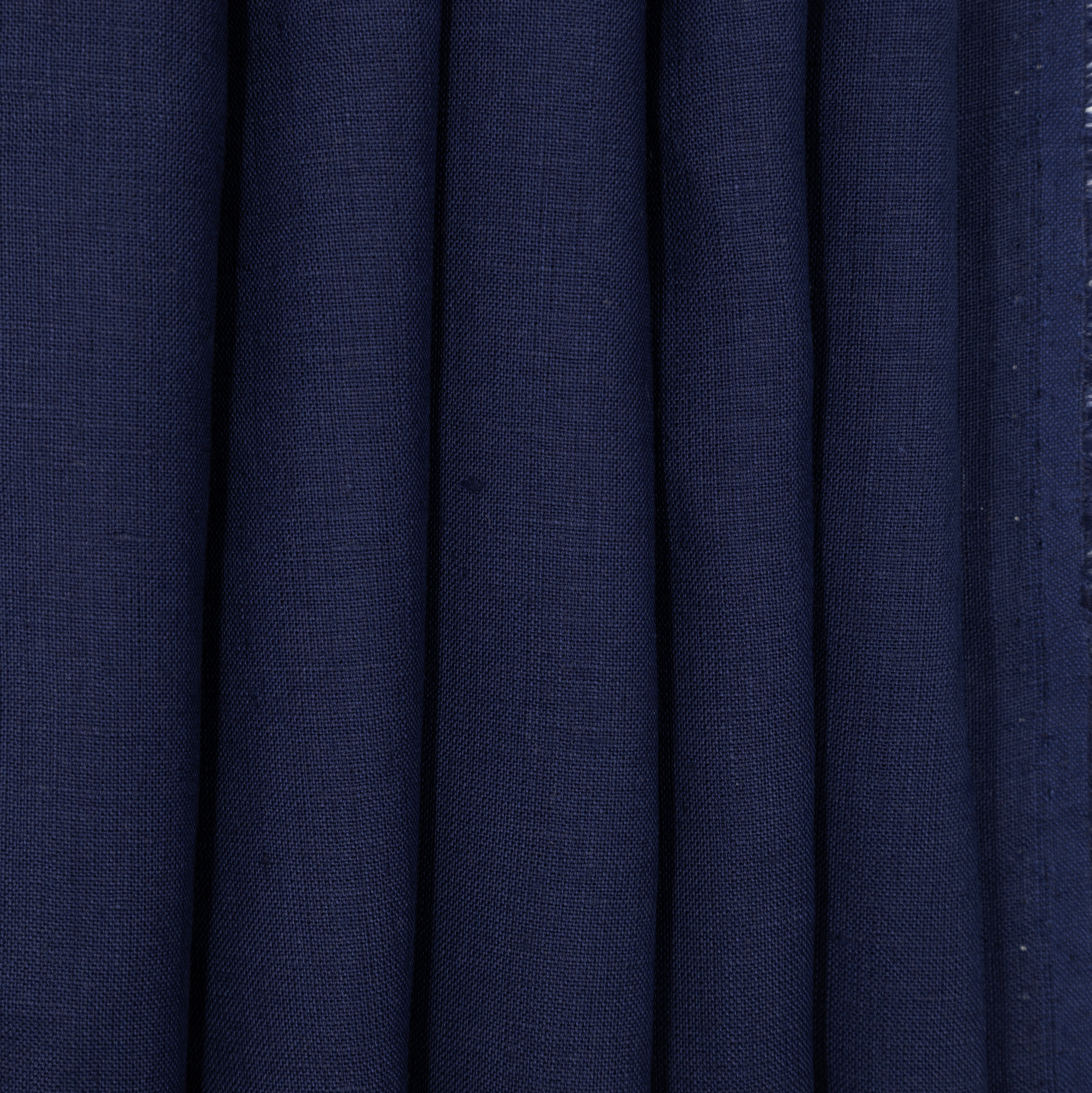 Dark Delft Blue Lightweight Linen - $16.00 yd. - Burnley & Trowbridge Co.