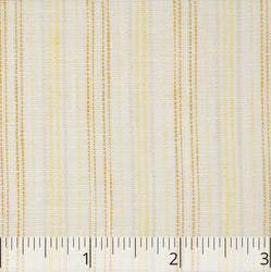 Yellow, Gold, & Cream Stripe Linen - $16.00 yd. - Burnley & Trowbridge Co.