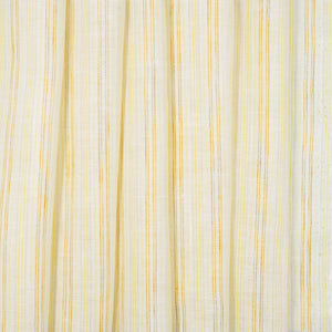 Yellow, Gold, & Cream Stripe Linen, drape  - $16.00 yd. - Burnley & Trowbridge Co.