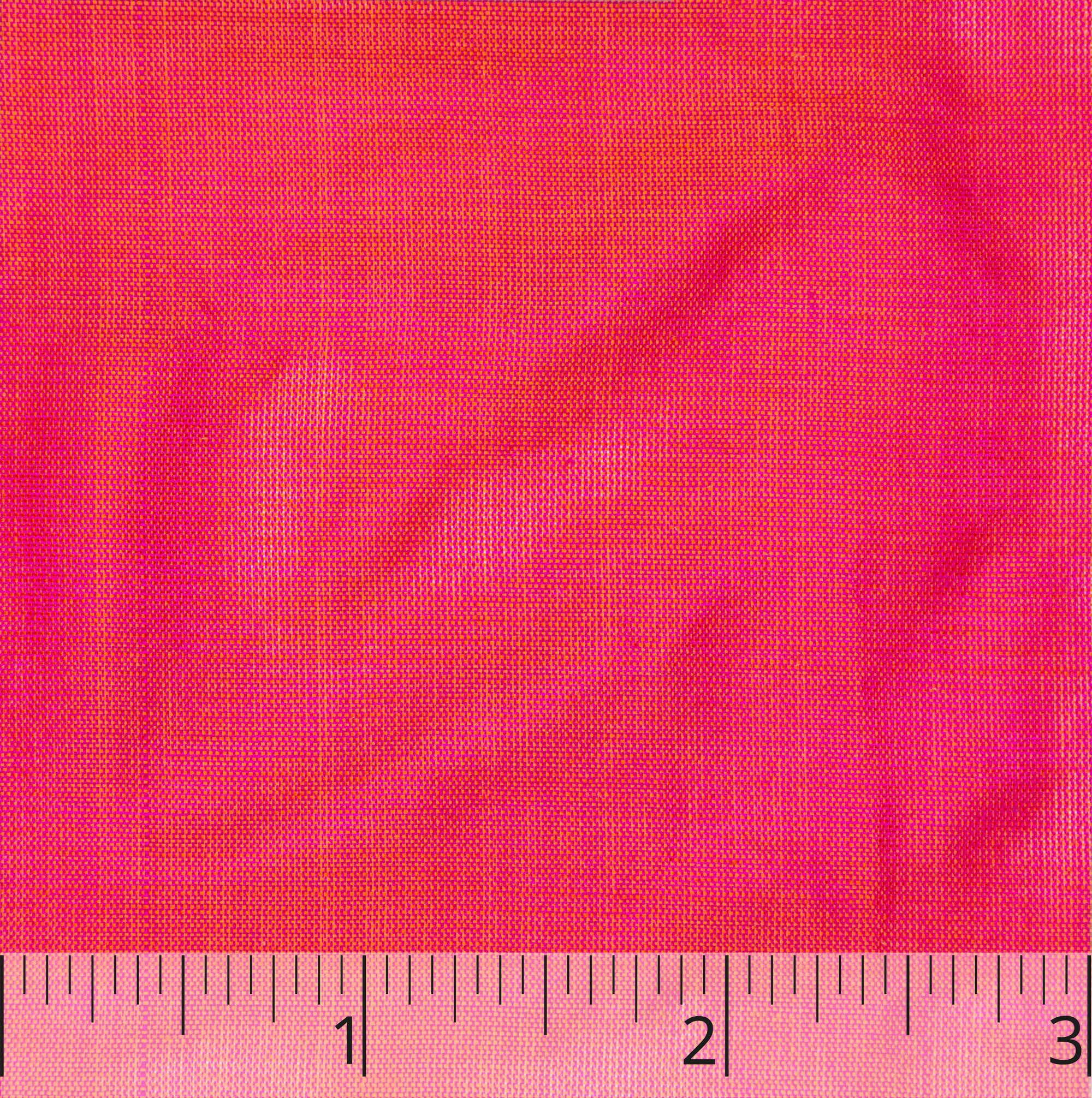 Bright Rose & Pumpkin Changeable Silk Lutestring - $20.00 yd. - Burnley & Trowbridge Co.