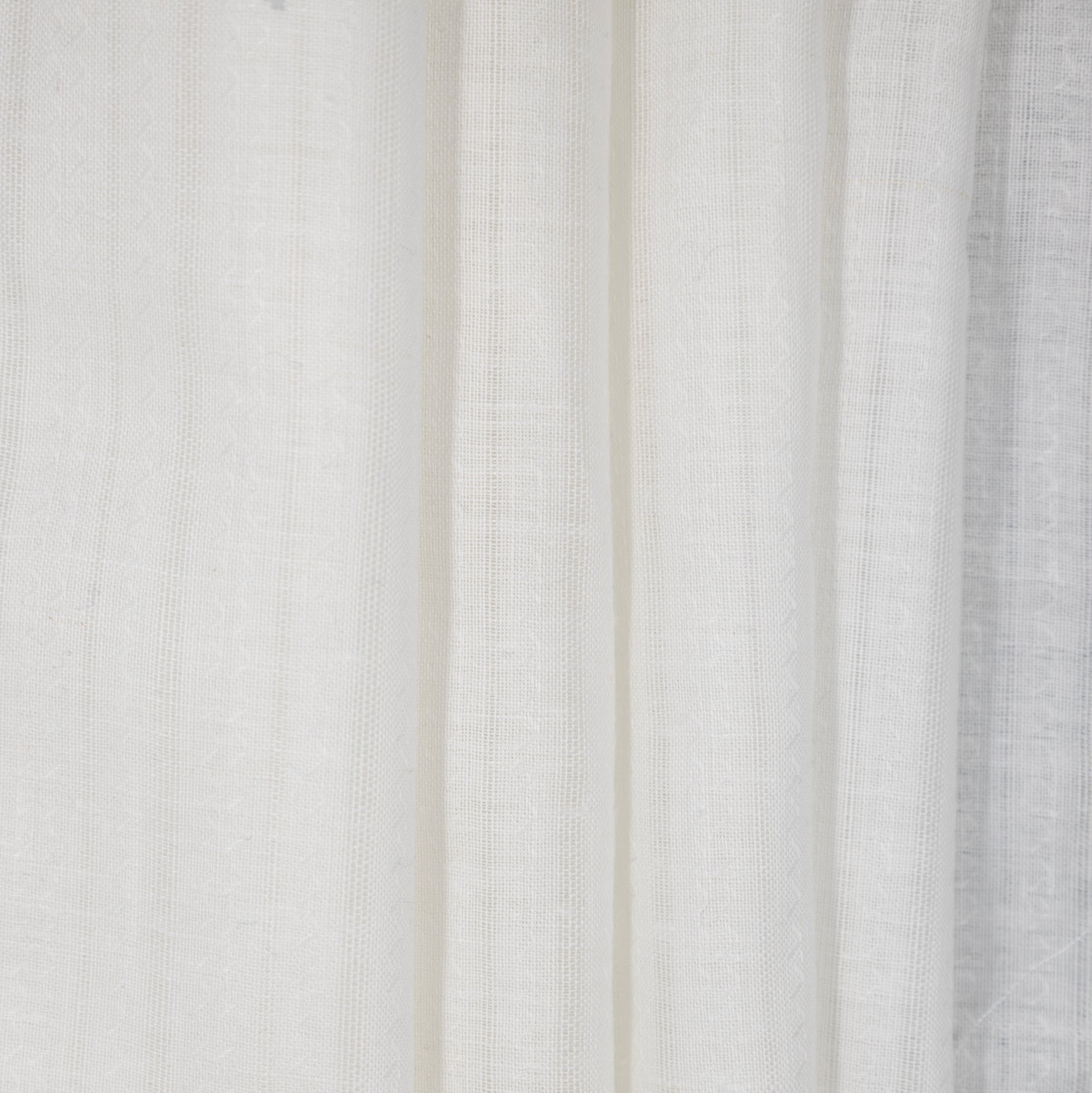 Soft White Striped Linen "Dimity", weave - $15.00 yd. - Burnley & Trowbridge Co.