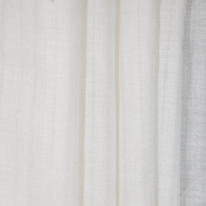 Soft White Striped Linen "Dimity", weave - $15.00 yd. - Burnley & Trowbridge Co.