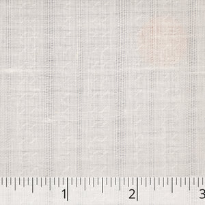 Soft White Striped Linen "Dimity" - $15.00 yd. - Burnley & Trowbridge Co.