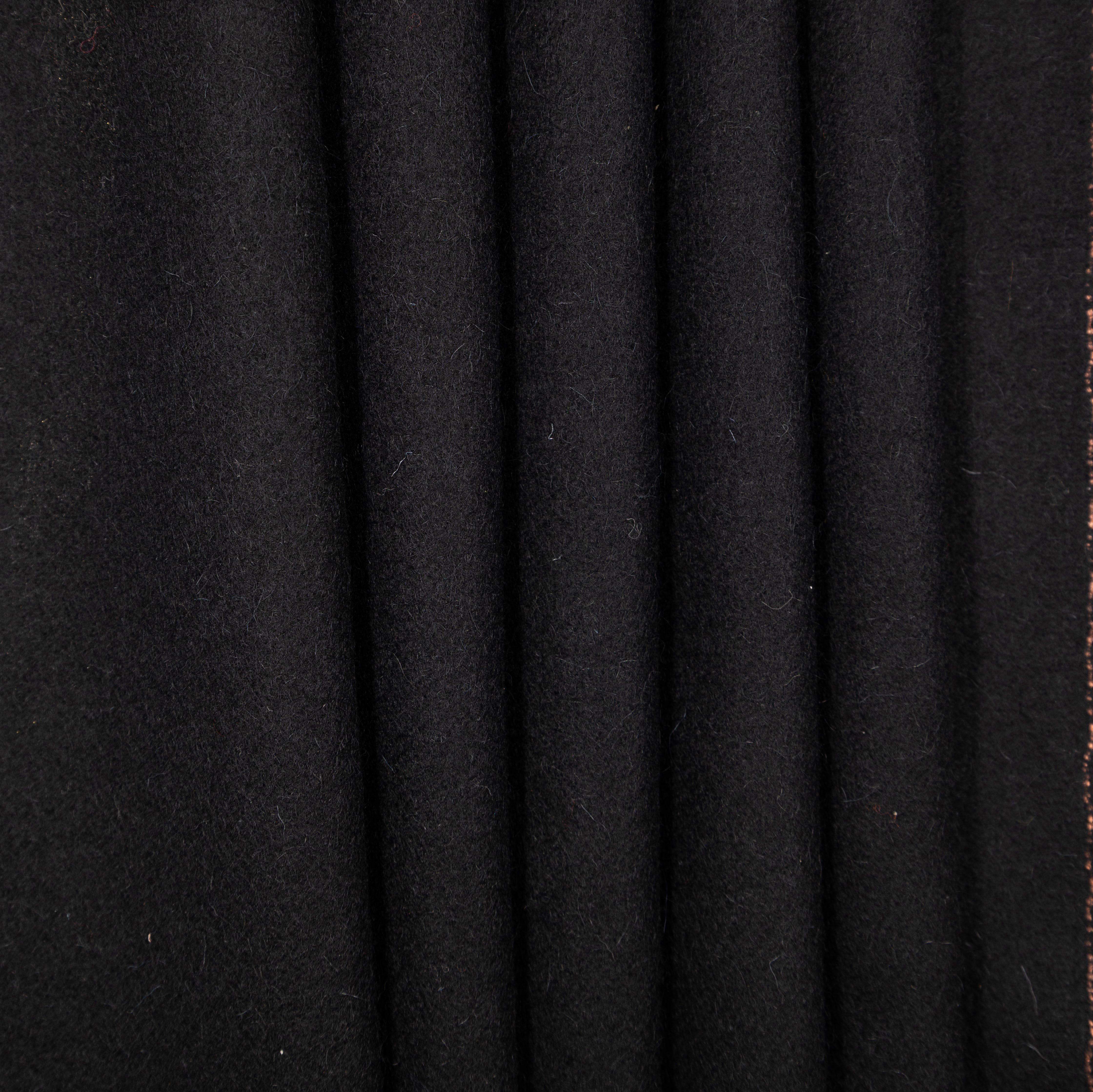 Black Fine Broadcloth, drape - $39.00 yd. - Burnley & Trowbridge Co.