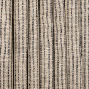 Natural & Black Cross Bar Checked Linen - $16.00 yd. - Burnley & Trowbridge Co.