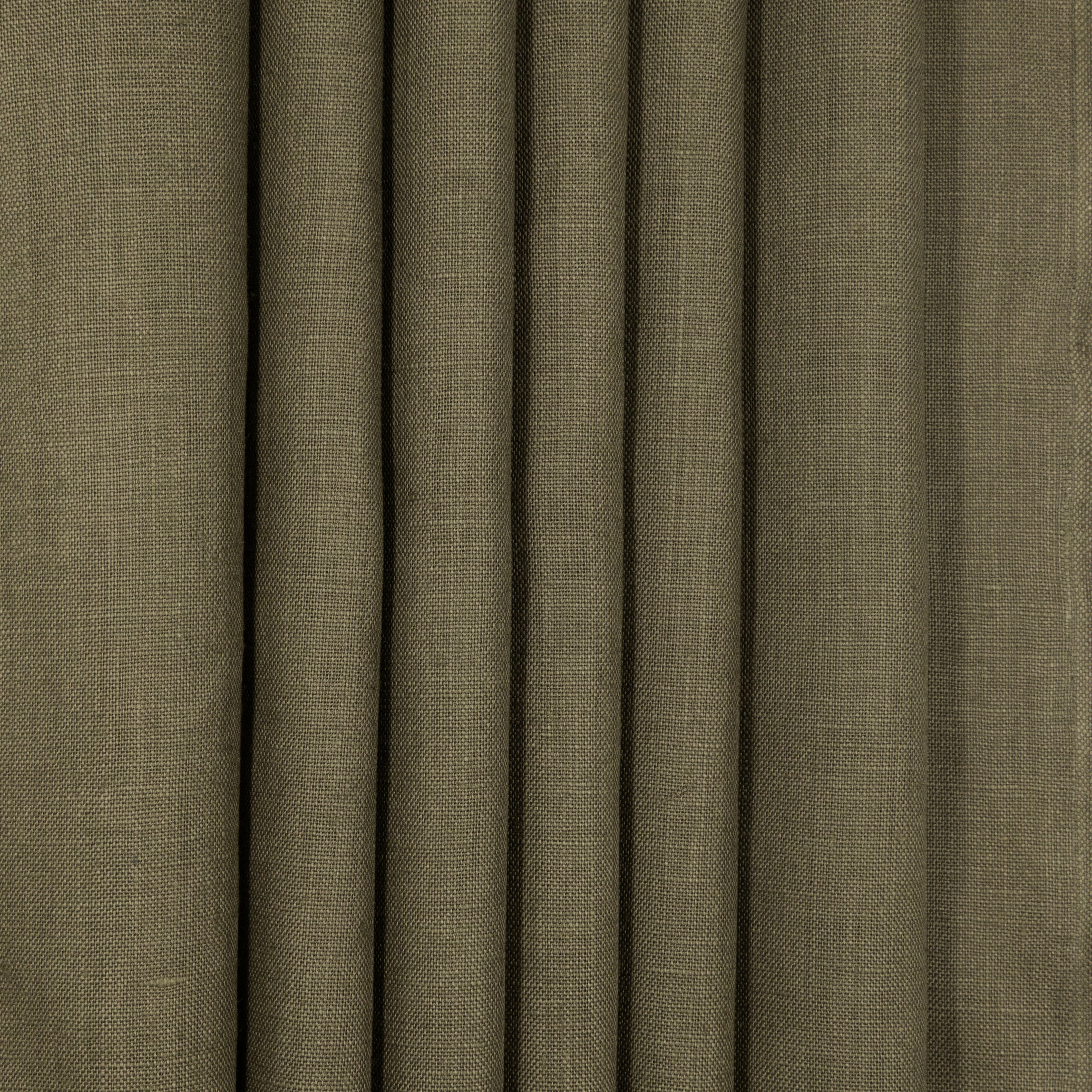 Olive Lightweight Linen, drape - $16.00 yd. - Burnley & Trowbridge Co.
