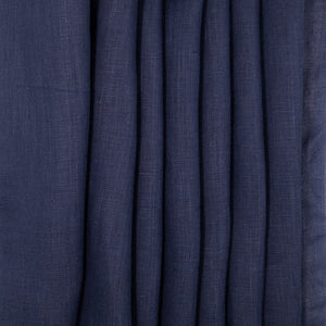 Dark Indigo Handkerchief Linen, drape - $22.00 yd. - Burnley & Trowbridge Co.