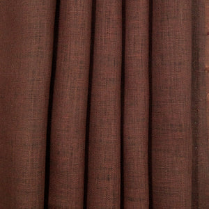 Dark Brown Lightweight Linen, drape - $16.00 yd. - Burnley & Trowbridge Co.