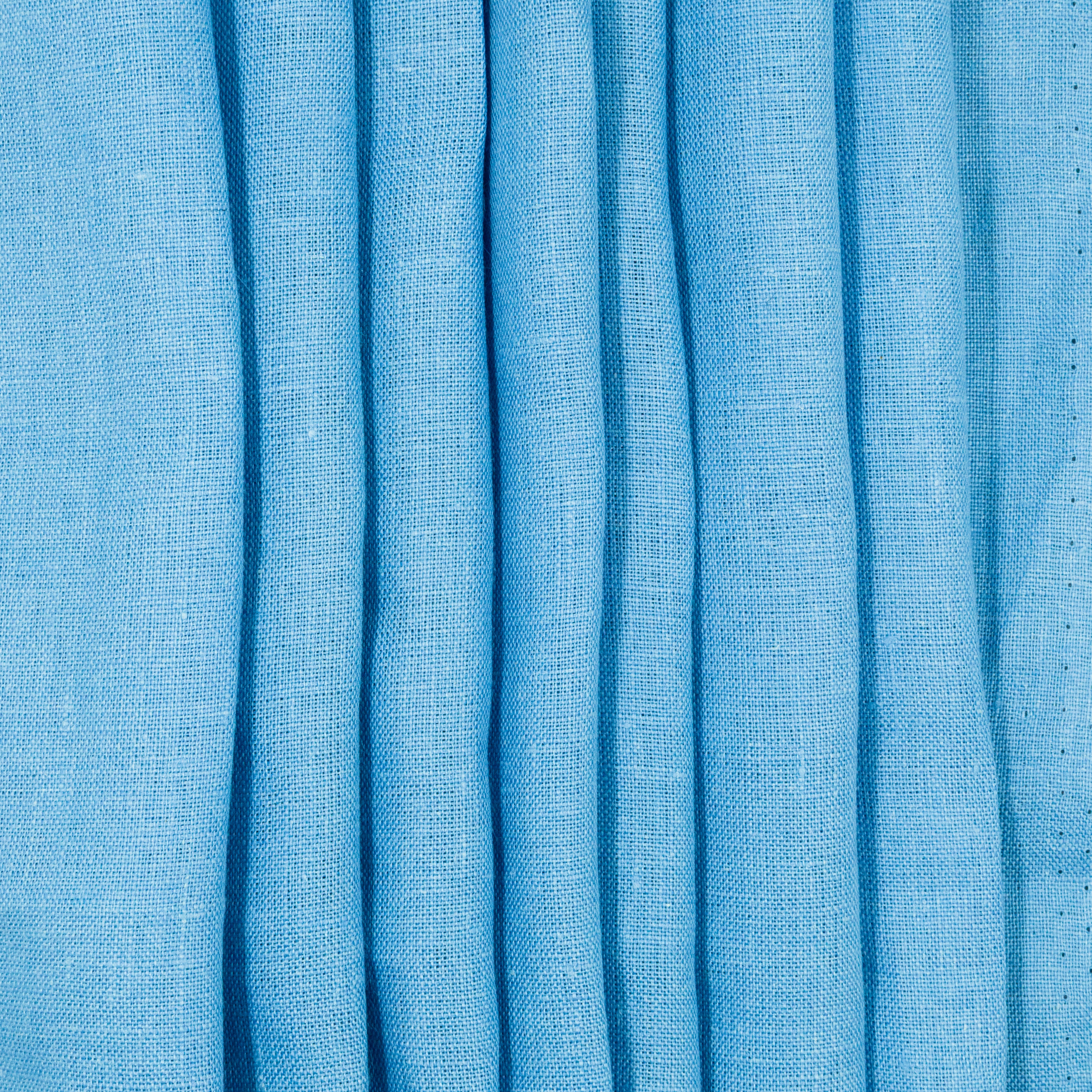 Light Blue Lightweight Linen, drape - $16.00 yd. - Burnley & Trowbridge Co.