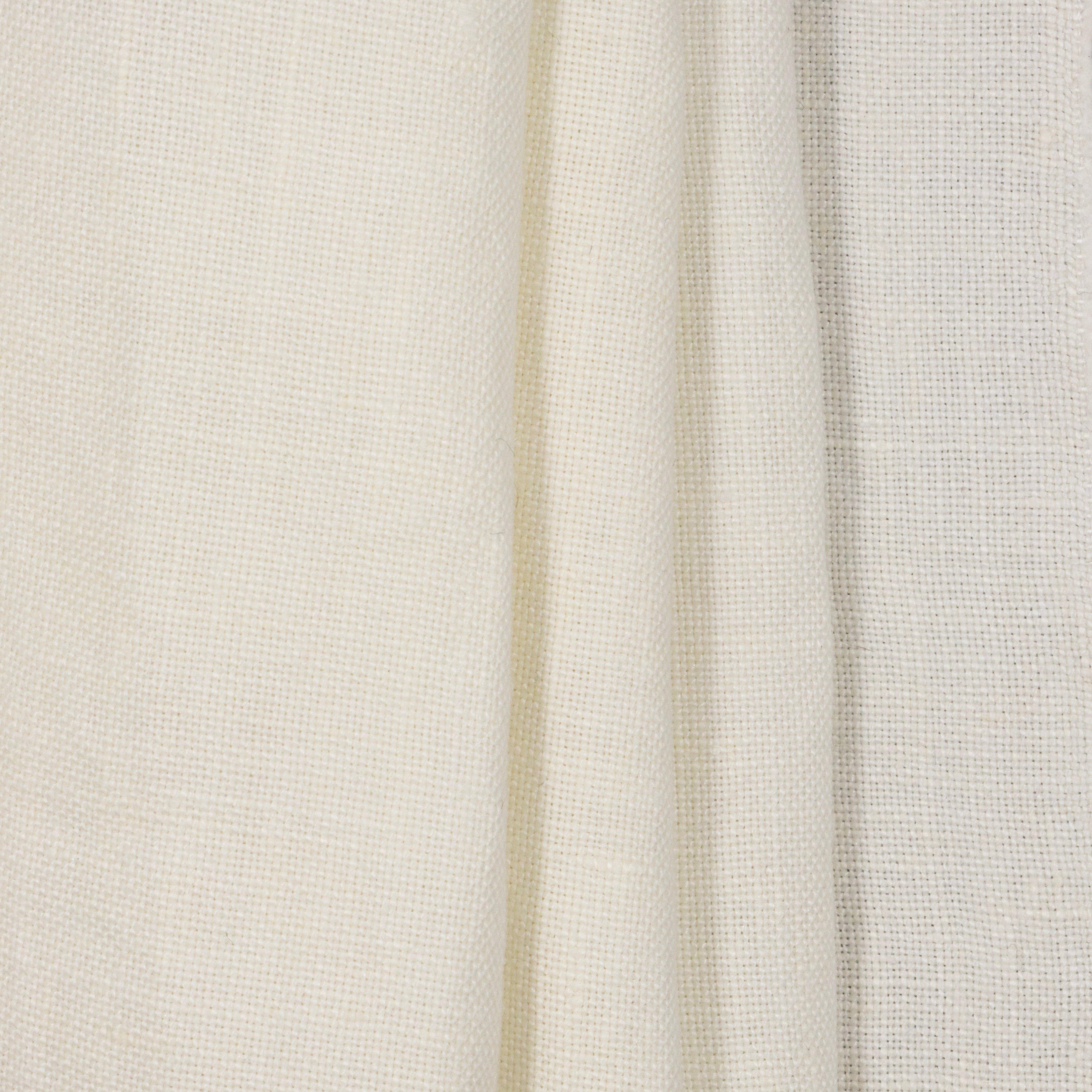 White Medium Weight Linen, drape - $28.00 yd. - Burnley & Trowbridge Co.
