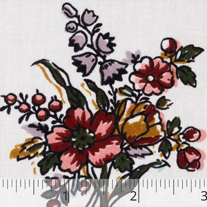 French Floral Sprig Printed Cotton - $25.00 yd. - Burnley & Trowbridge Co.