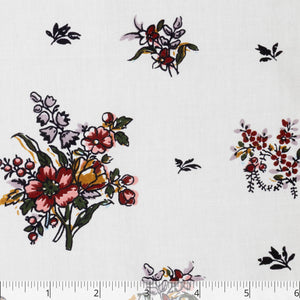French Floral Sprig Printed Cotton, 6 inch - $25.00 yd. - Burnley & Trowbridge Co.