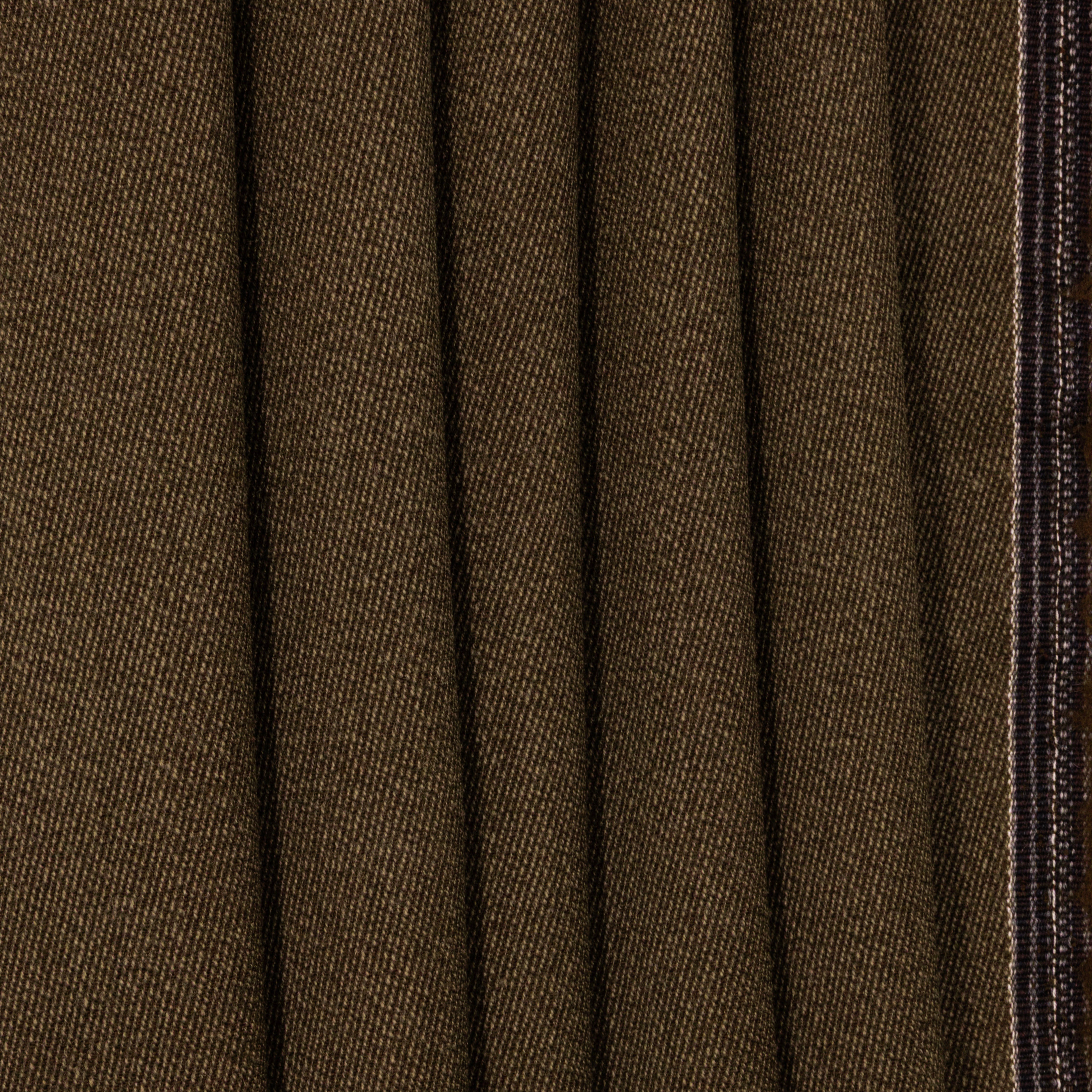 Mixed Brown Twill Worsted Wool, drape - $18.00 yd. - Burnley & Trowbridge Co.