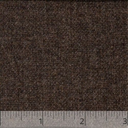Dark Brown & Grey Wool  Flannel - $18.00 yd. - Burnley & Trowbridge Co.