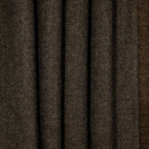 Dark Brown & Grey Wool  Flannel, drape - $18.00 yd. - Burnley & Trowbridge Co.
