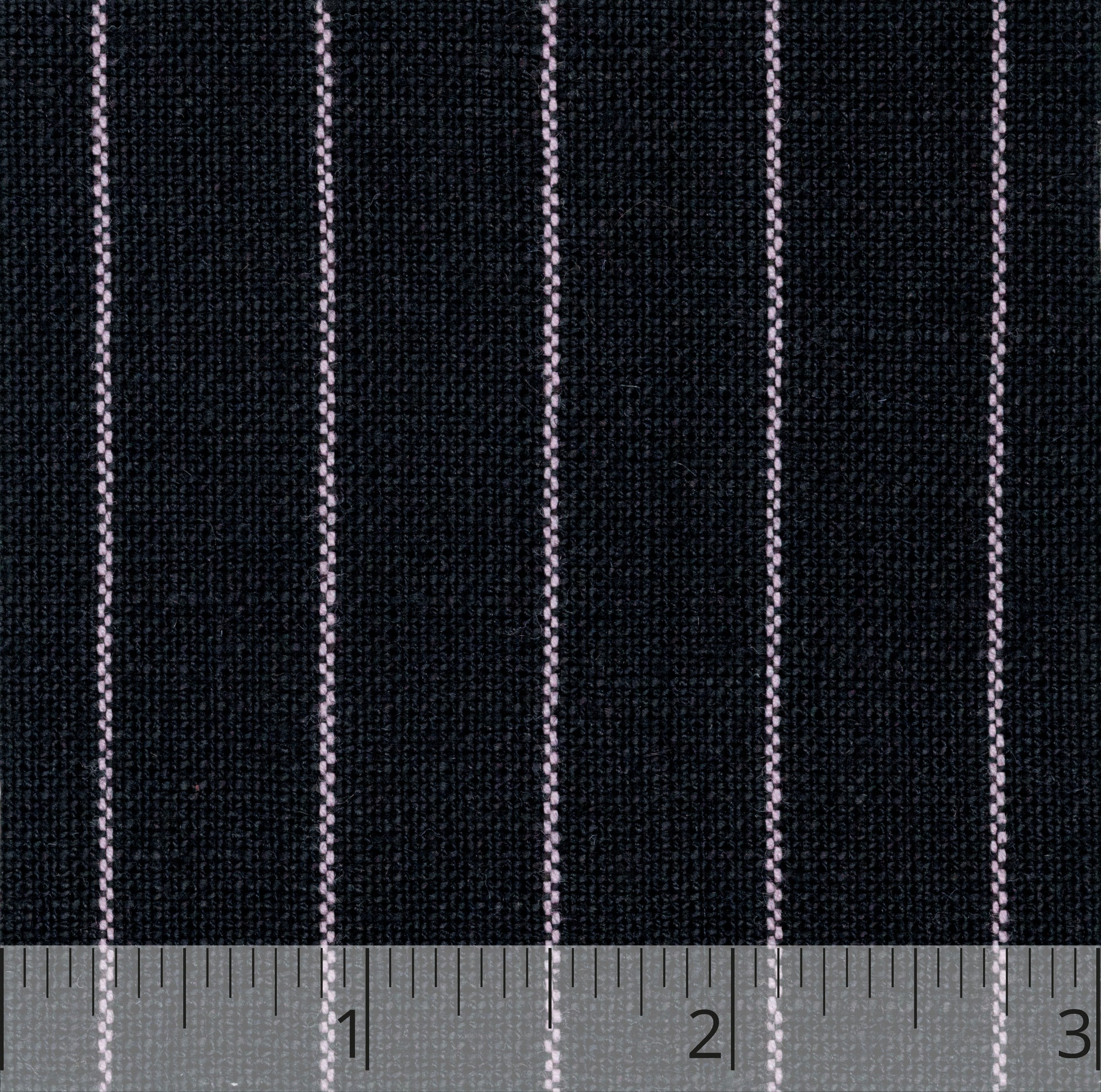 Black & Soft Pink Medium Weight Striped Linen - $18.00 yd. - Burnley & Trowbridge Co.